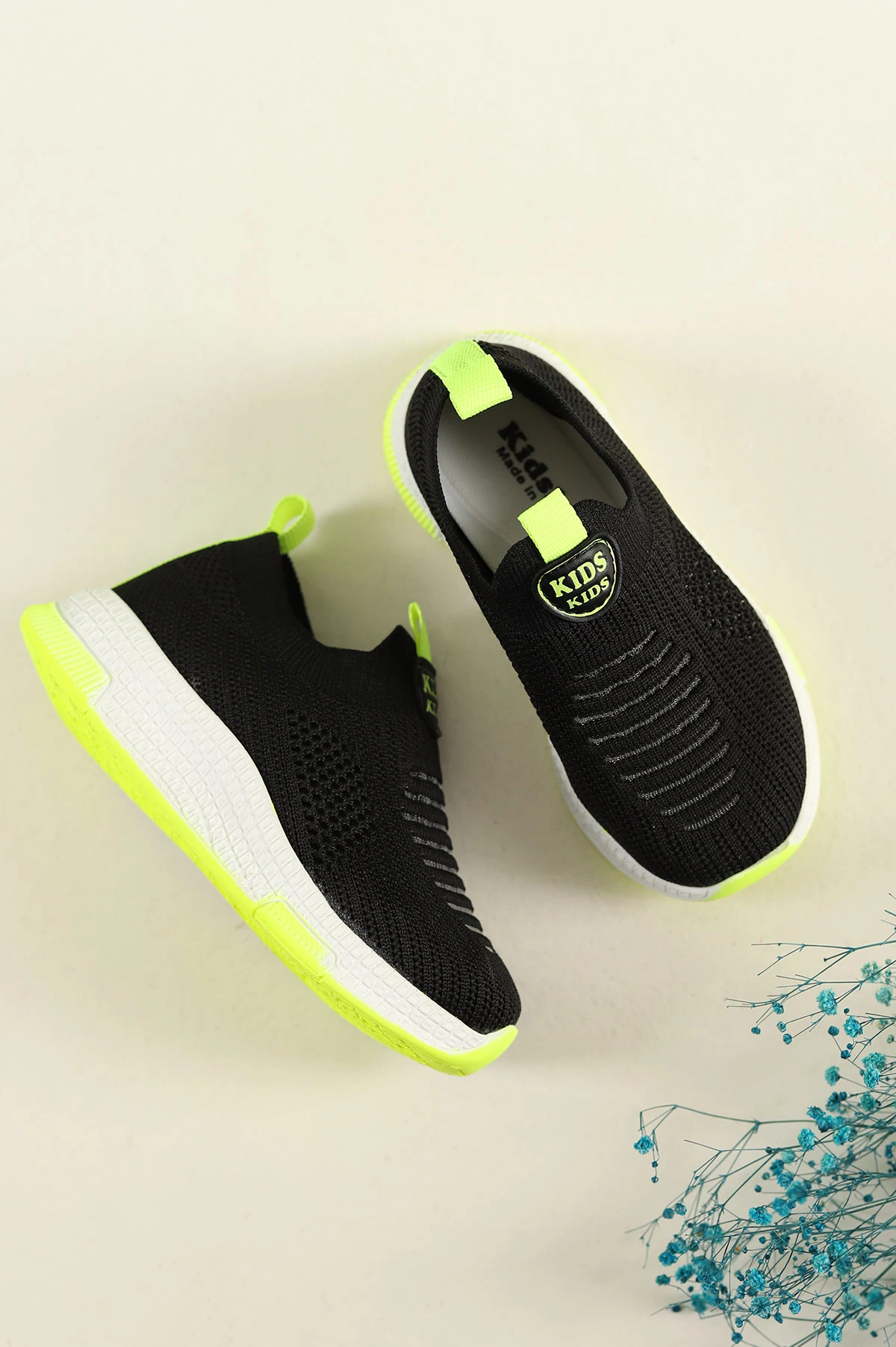 Siyah Sarı (31-35 Filet) Triko Kız Çocuk Spor Ayakkabı 257643
