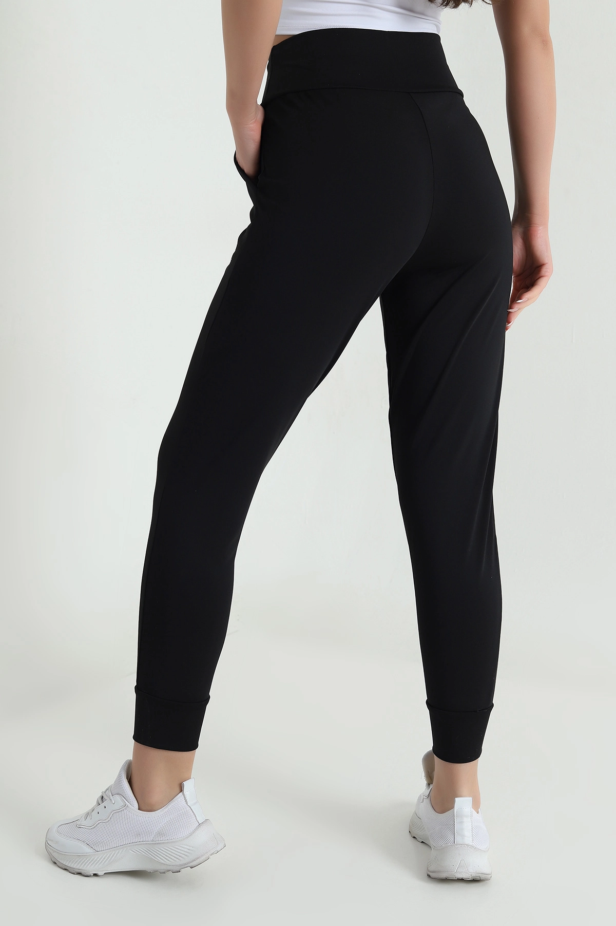Siyah Scuba Kadın Jogger Alt 462150
