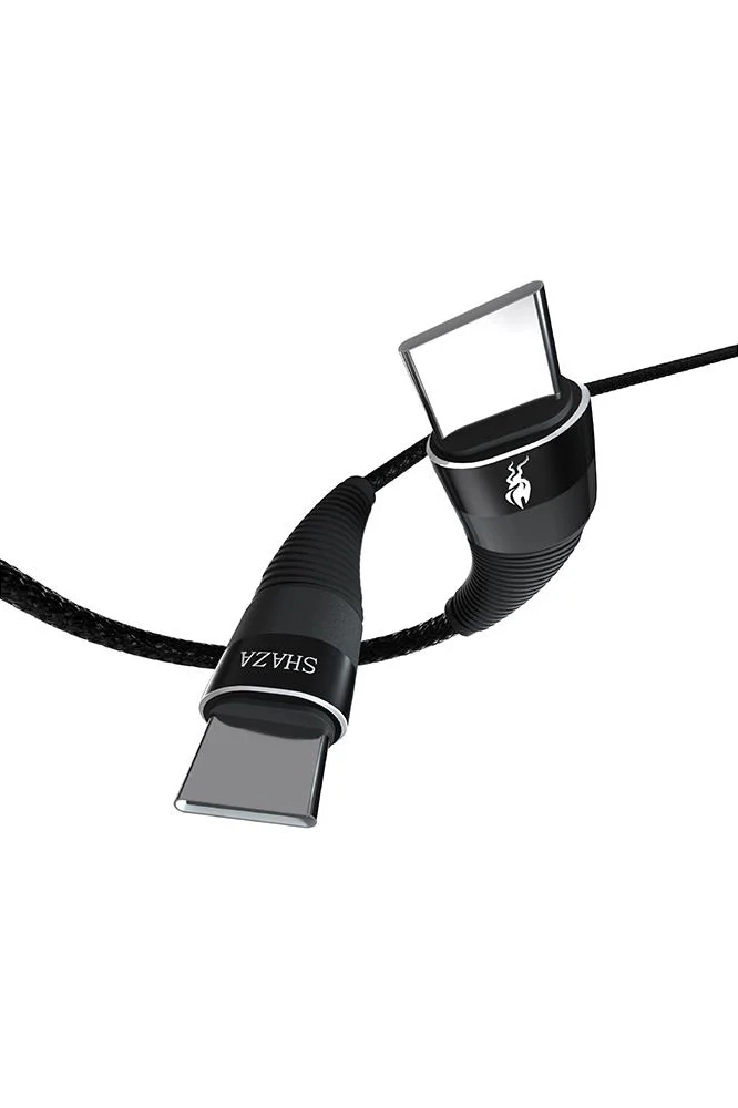 Shaza TYPE-C TO TYPE-C PD 5A 100W Örgülü Hızlı Şarj ve Data Kablosu 2 Metre 291977