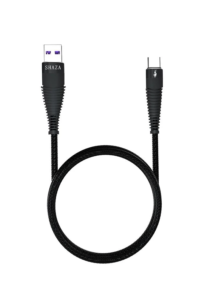 Shaza Usb-A To Type-C PD 5A 100W Örgülü Hızlı Şarj ve Data Kablosu - 1 Metre 291970