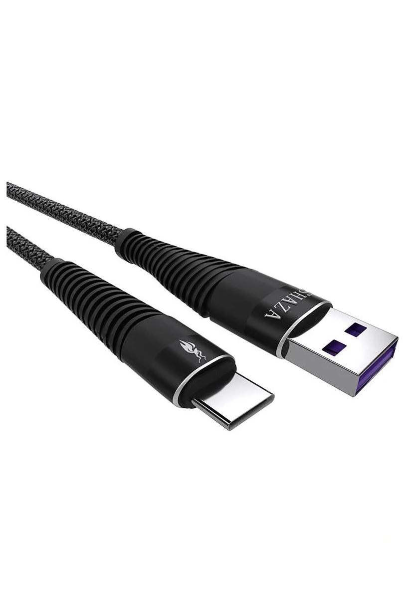 Shaza Usb-A To Type-C PD 5A 100W Örgülü Hızlı Şarj ve Data Kablosu - 1 Metre 291970