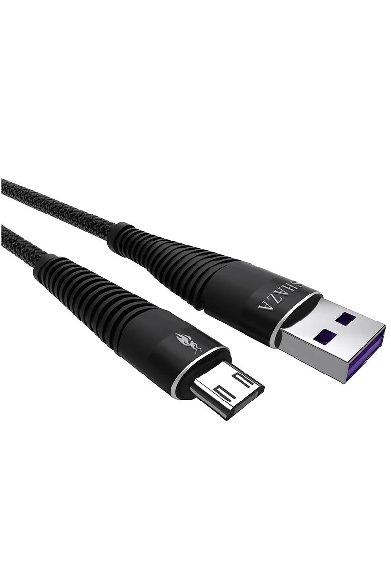 Shaza USB MİCRO 5A 100W Örgülü Hızlı Şarj ve Data Kablosu 3 Metre 291976