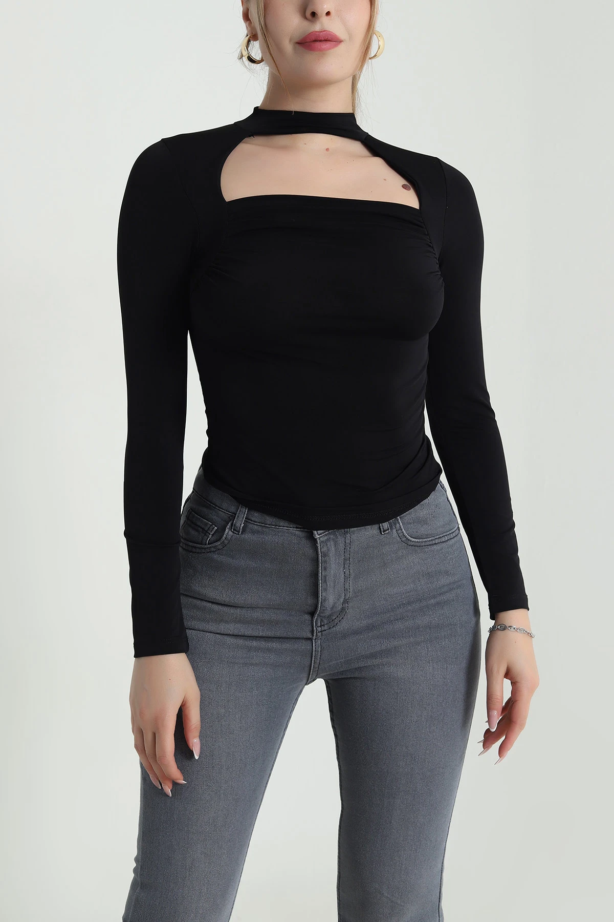 Siyah Sandy Kadın Bluz 489872