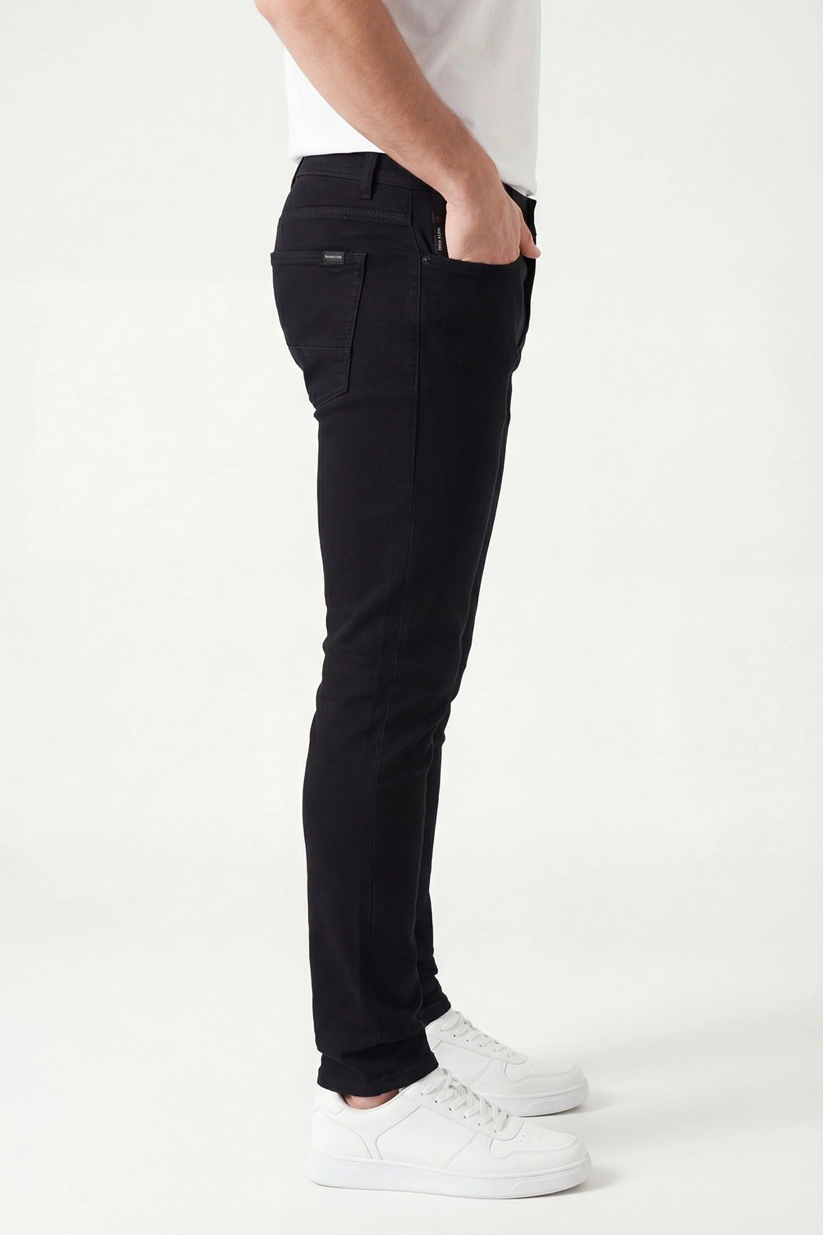 Siyah Skinny Fit Erkek Kot pantolon 433666