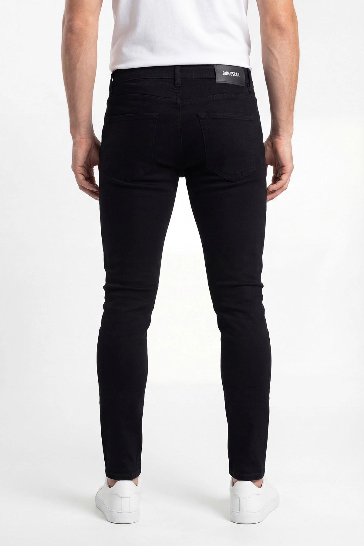 Siyah Skinny Fit Likralı Erkek Kot Pantolon 431054