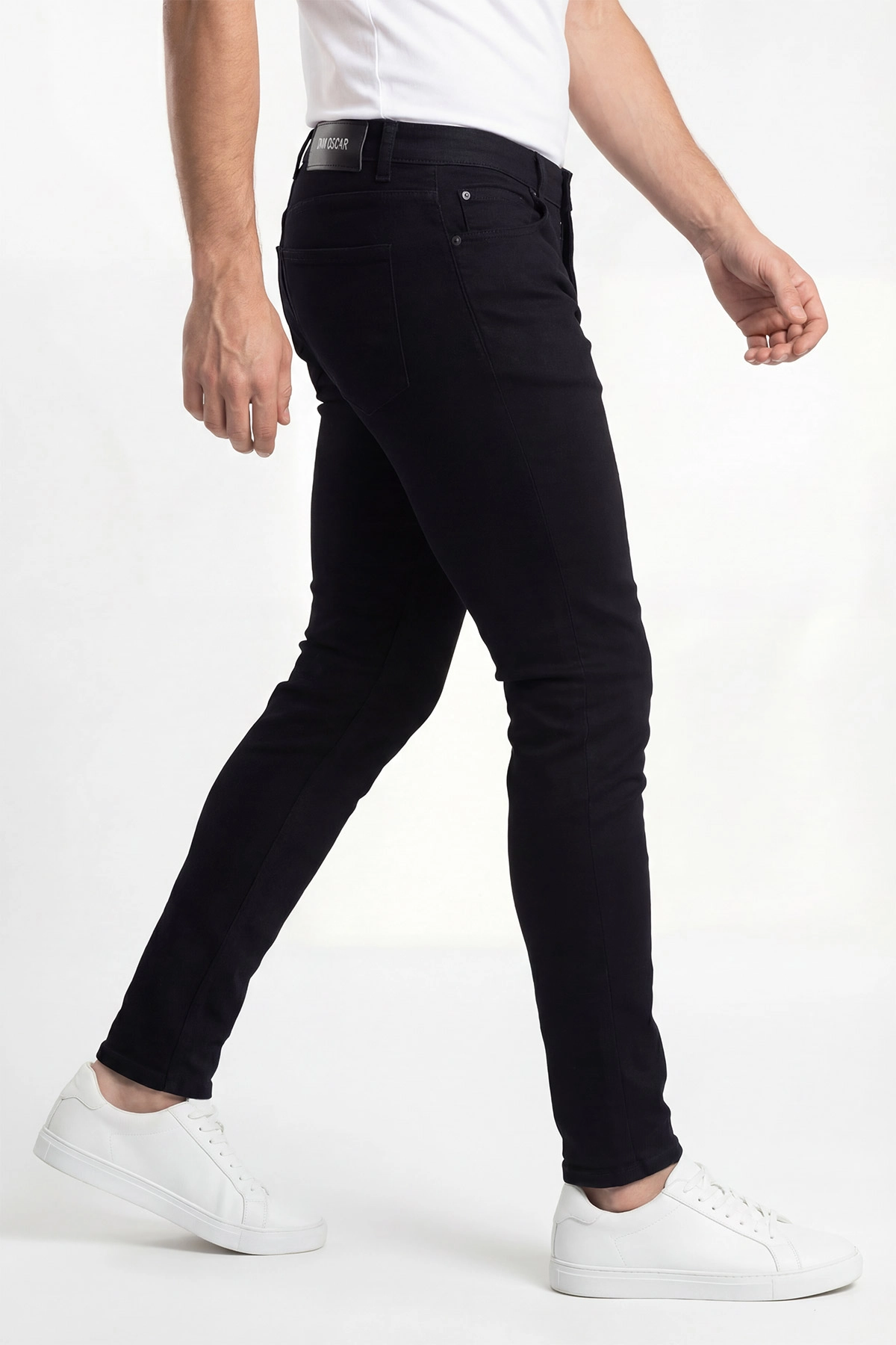 Siyah Skinny Fit Likralı Erkek Kot Pantolon 431054