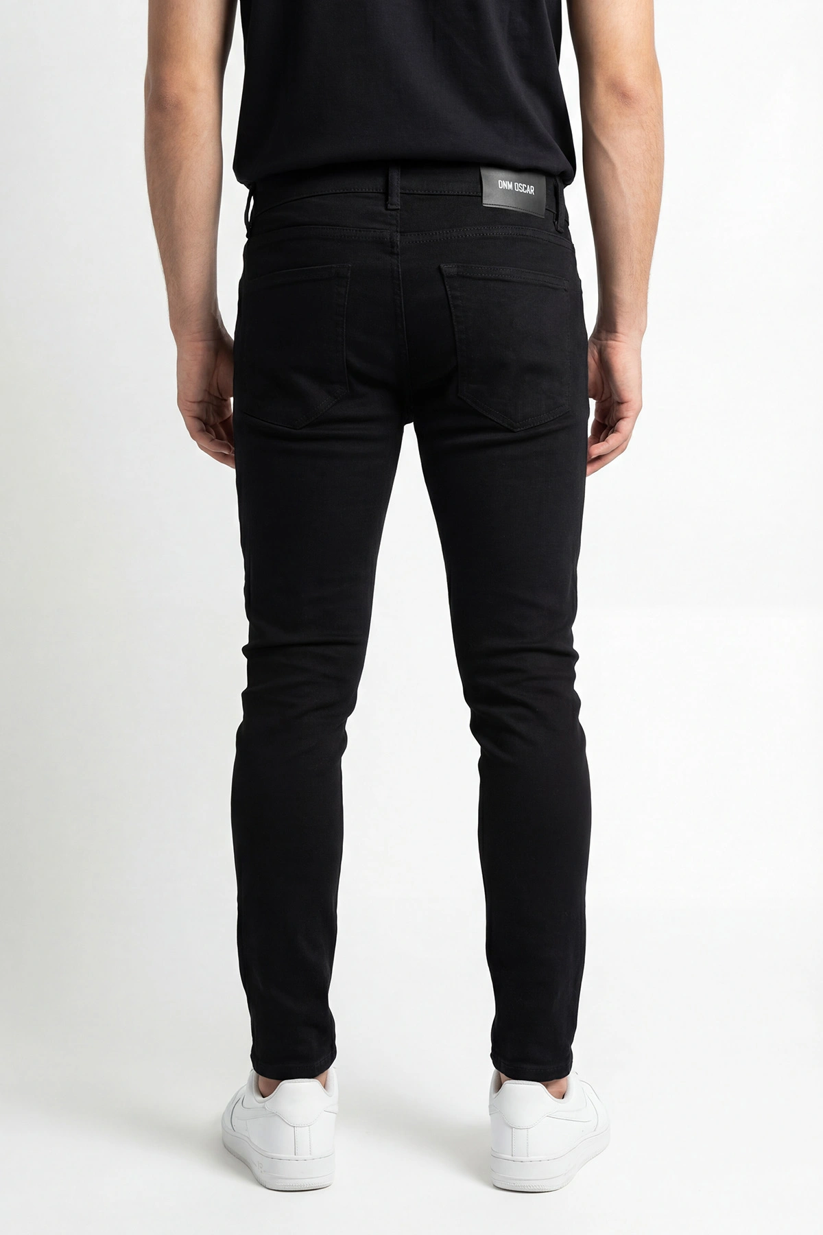 Siyah Skinny Fit Likralı Erkek Kot Pantolon 433704