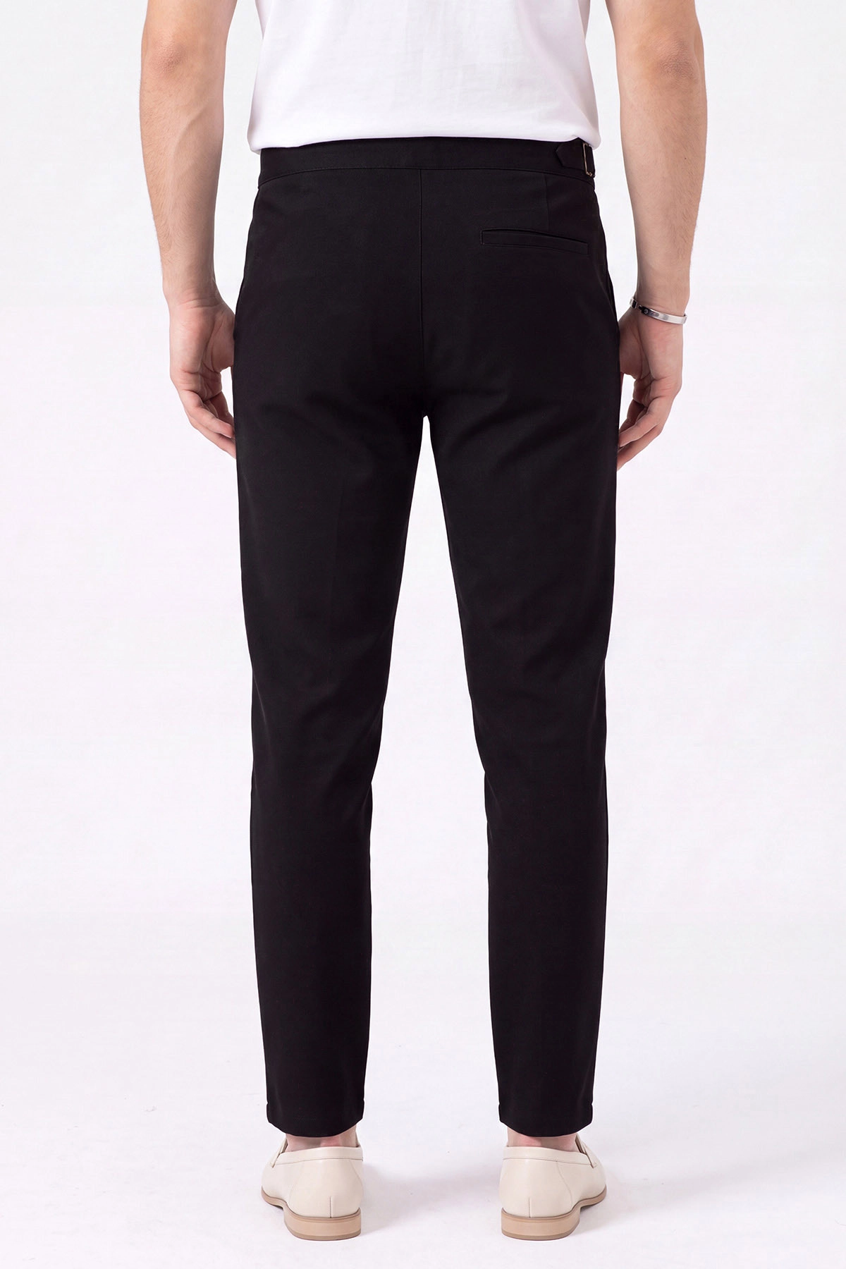 Siyah Slim Fit Erkek Kumaş Pantolon 472219