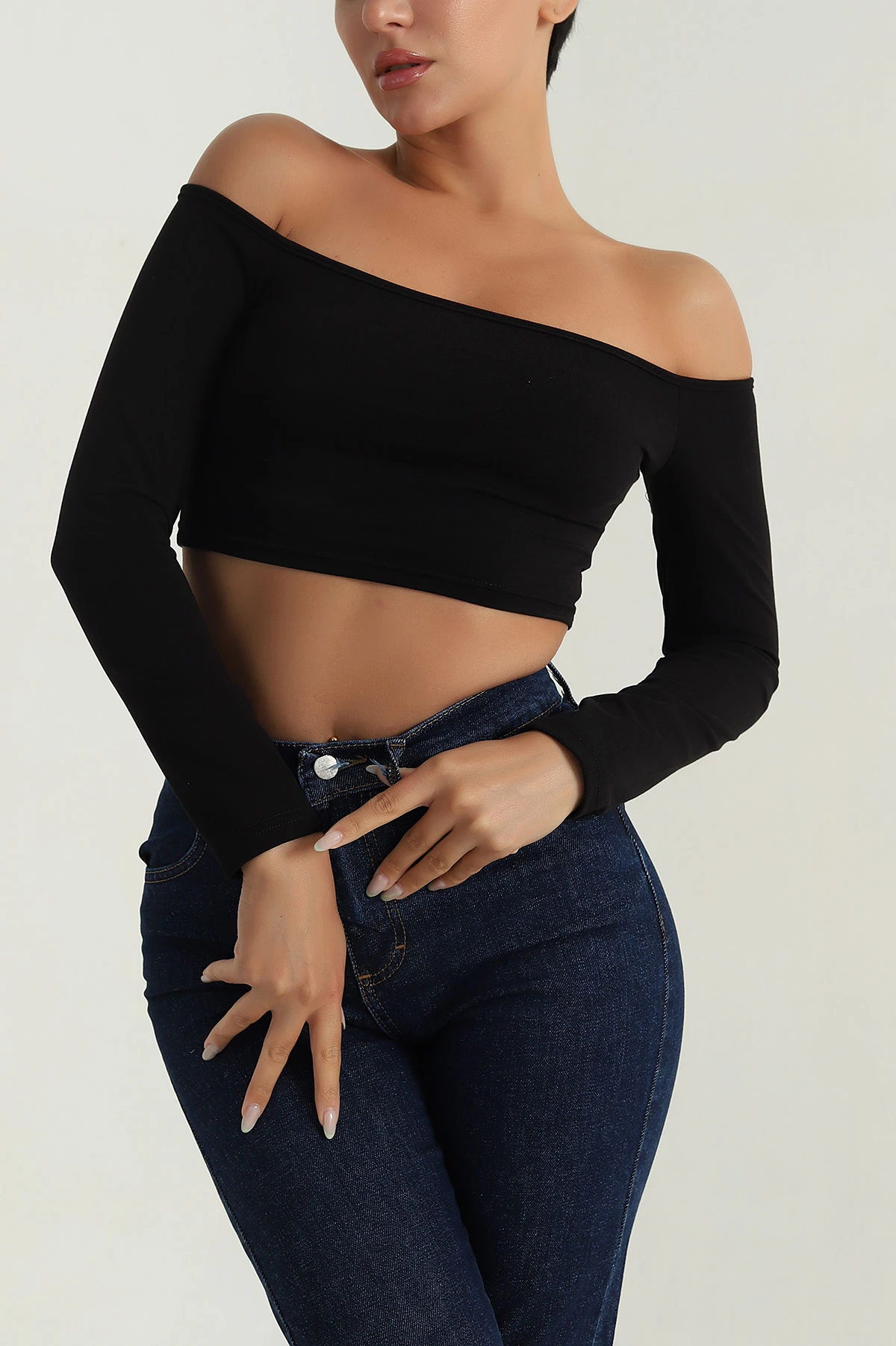Siyah Süprem Kadın Bluz 387606