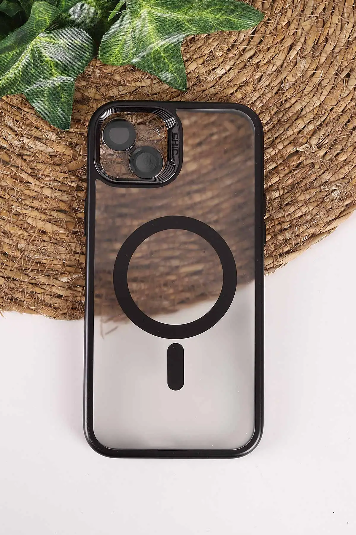 Siyah TeknoCase İphone 15 Plus Uyumlu Believe Serisi Lens Hediyeli Silikon Telefon Kılıfı 472518