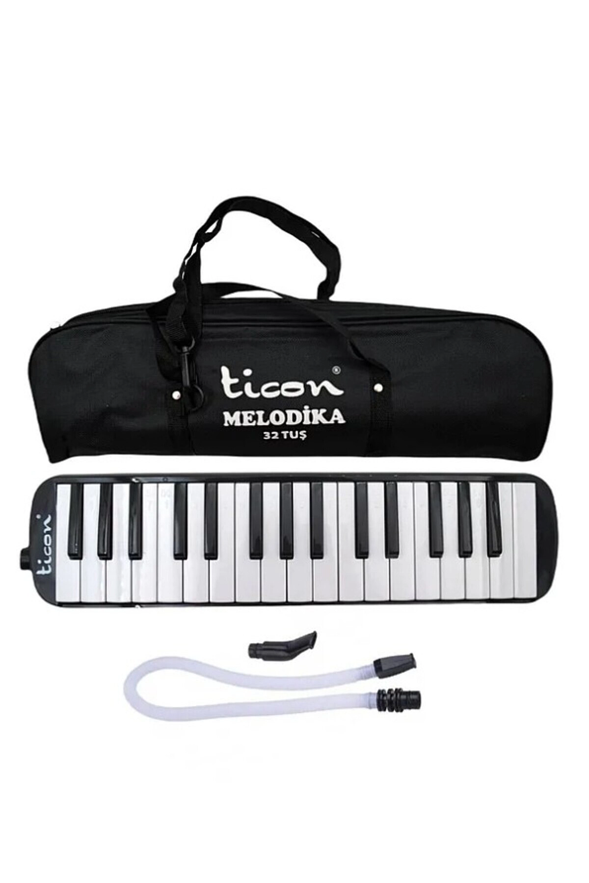 Siyah Ticon Bez Taşıma Çantalı 32 Tuş Melodika 452207