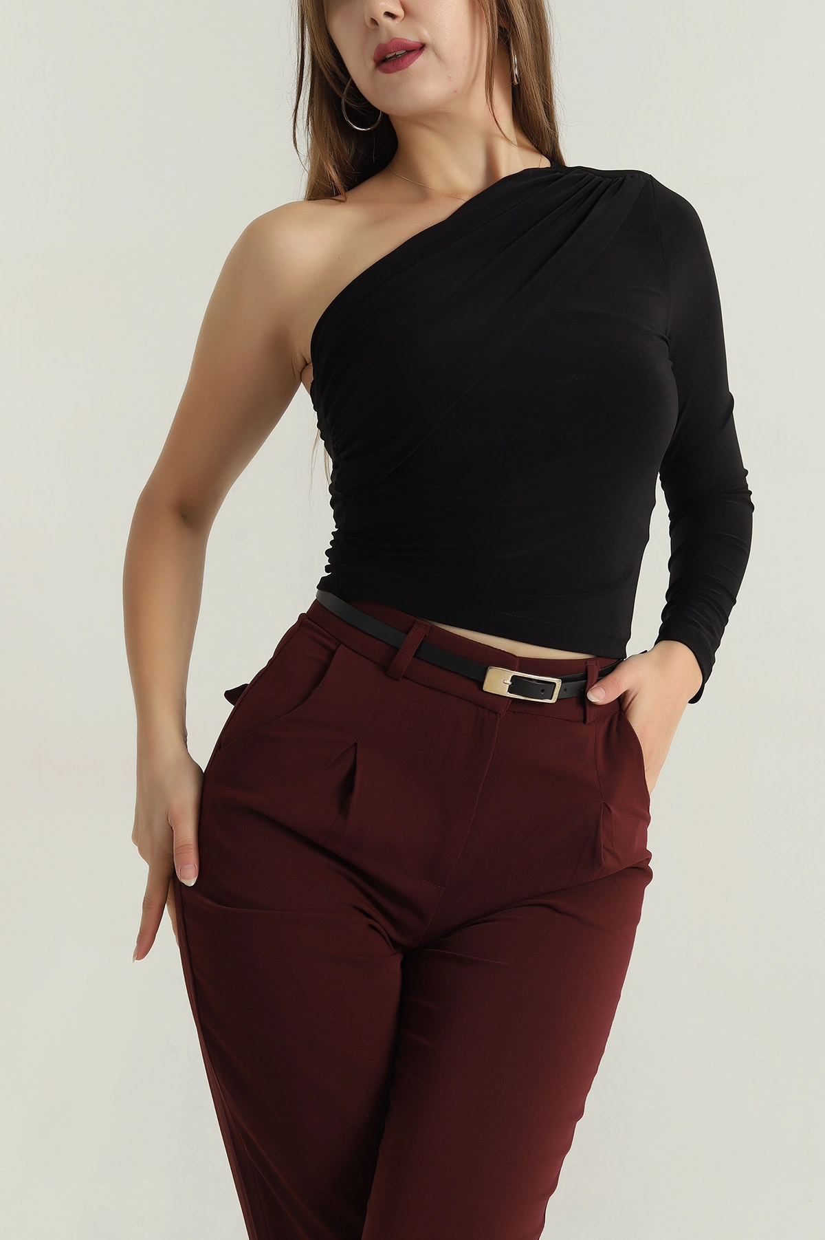 Siyah Vatkalı Sandy Kadın Bluz 399814