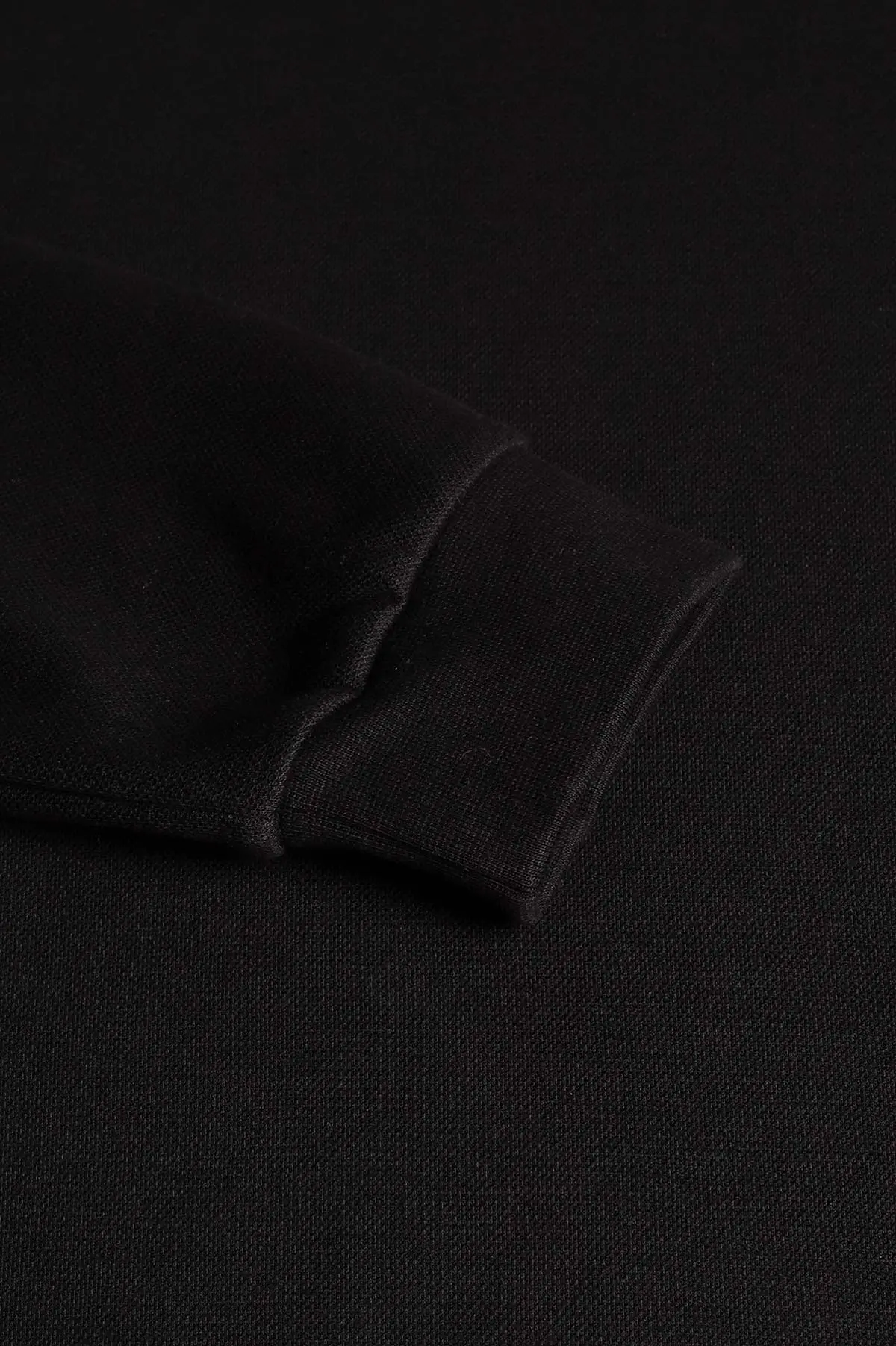 Siyah Yazı Detaylı Bisiklet Yaka Erkek Sweatshirt 396926