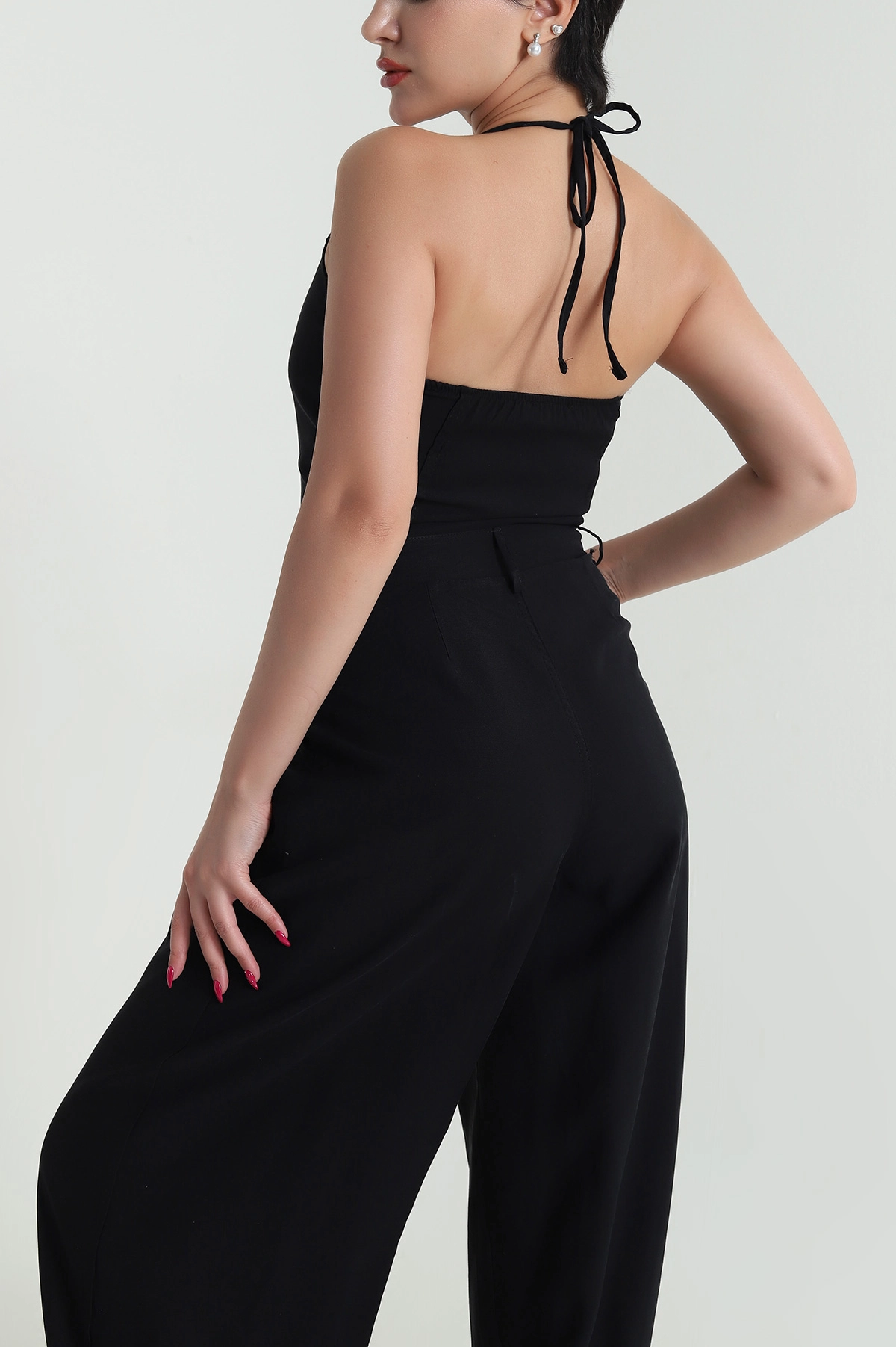 Siyah Yeni Sezon Kadın Tulum 475138