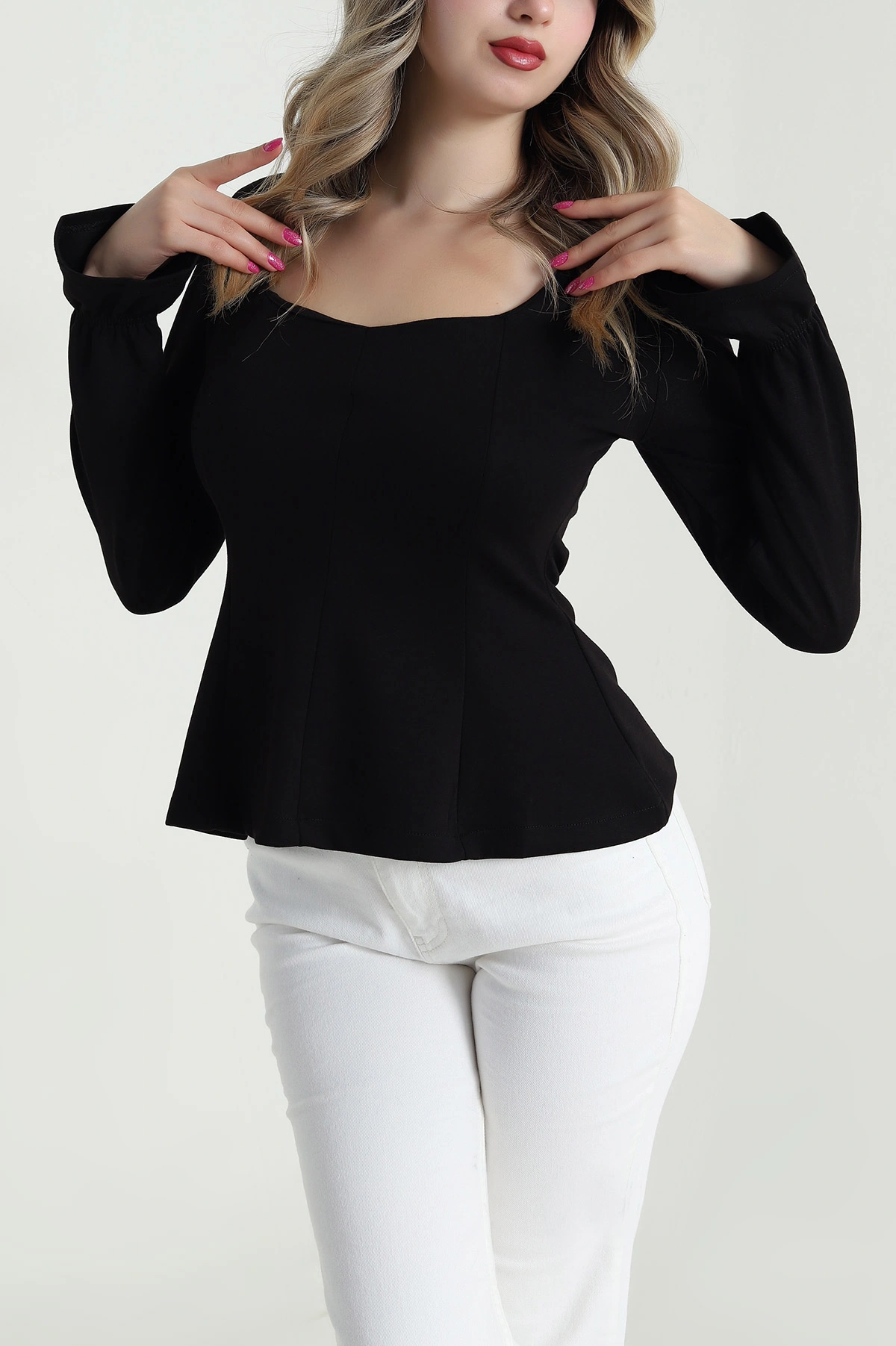 Siyah Yeni Sezon Modal Kadın Bluz 482945