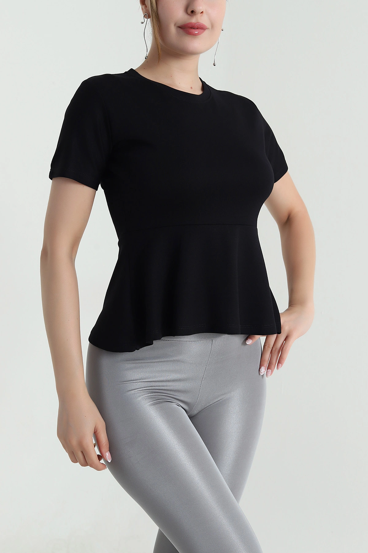 Siyah Yeni Sezon Oysho Kadın Bluz 475811