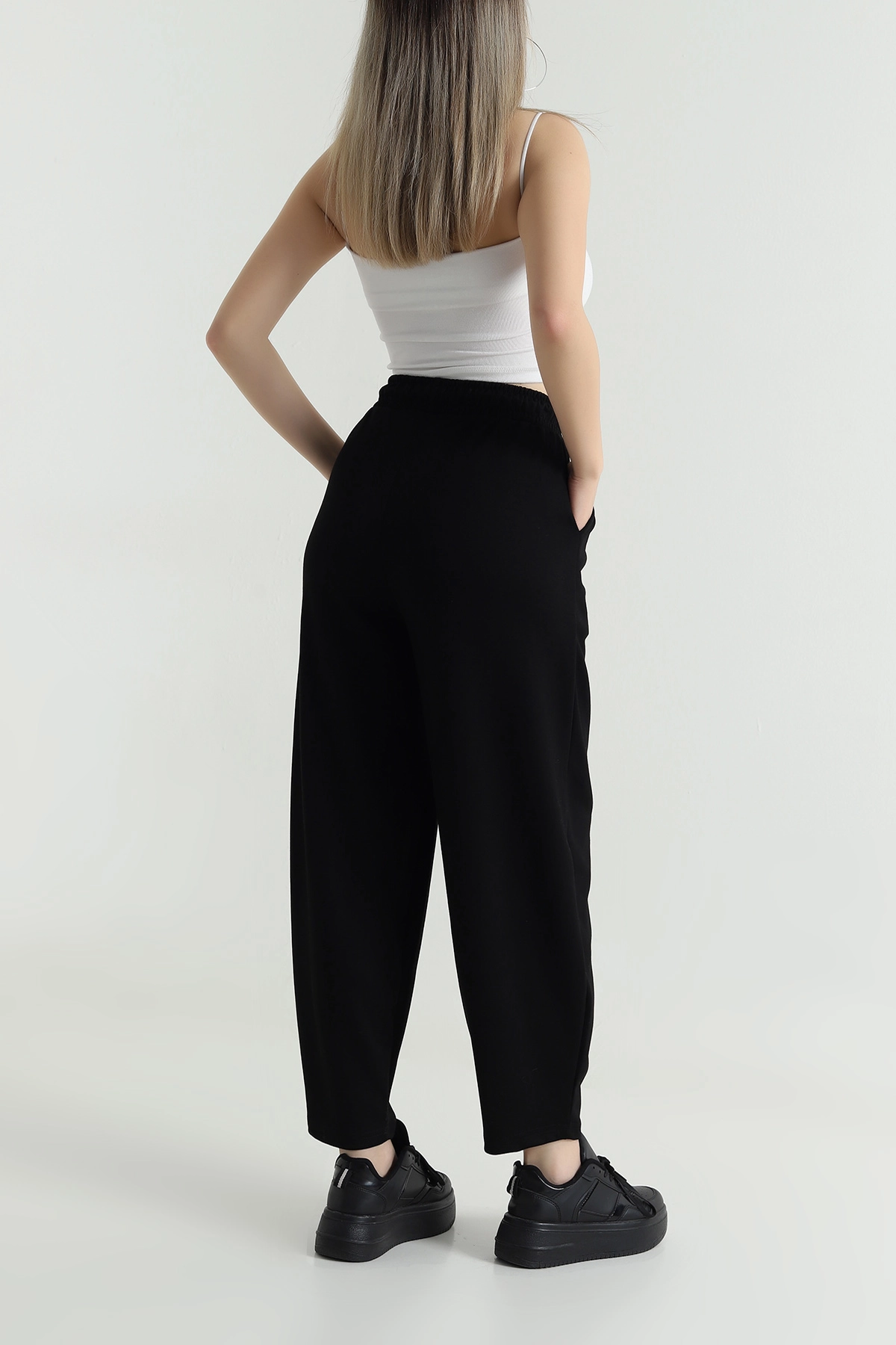Siyah Yeni Sezon Oysho Kadın Pantolon 489366