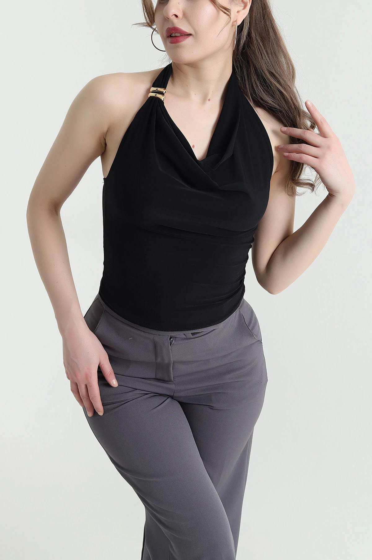 Siyah Yeni Sezon Sandy Kadın Bluz 441578