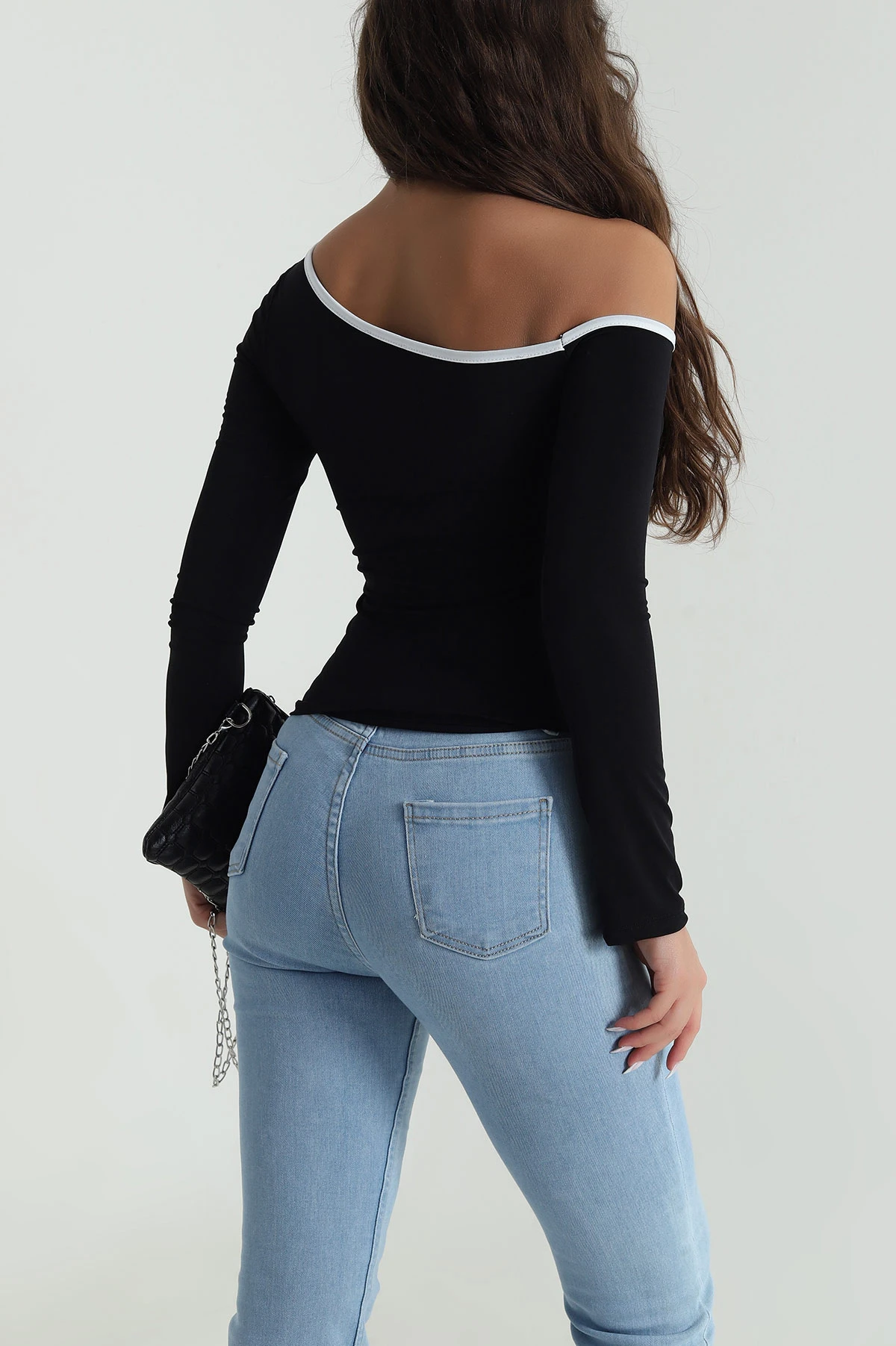 Siyah Yeni Sezon Sandy Kadın Bluz 484895
