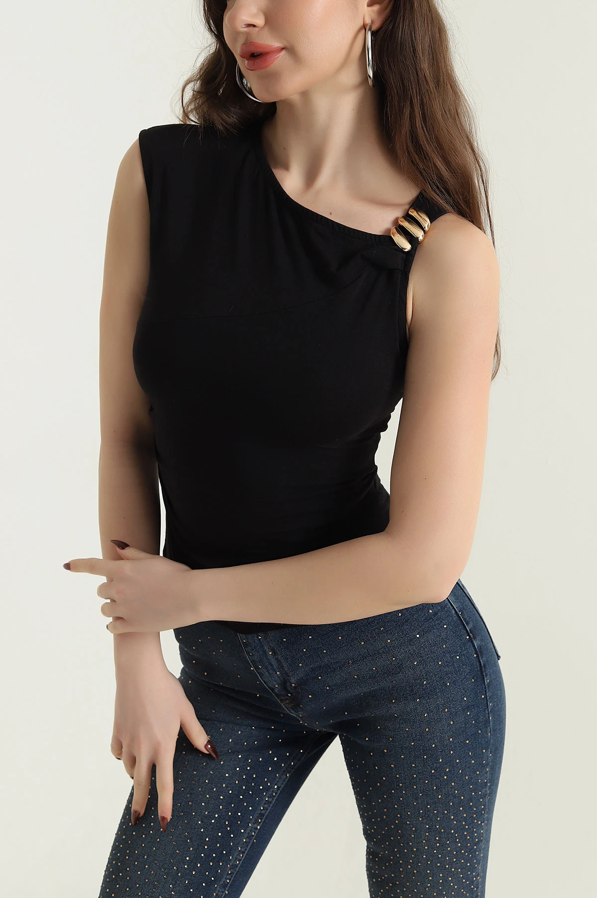Siyah Yeni Sezon Süprem Kadın Bluz 434140
