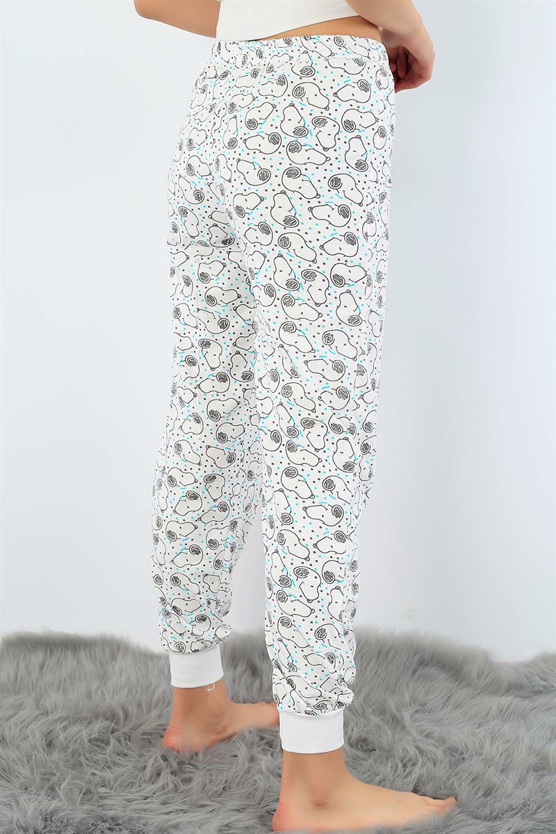 Snoopy Baskılı Yazlık Bayan Pijama Altı 32530