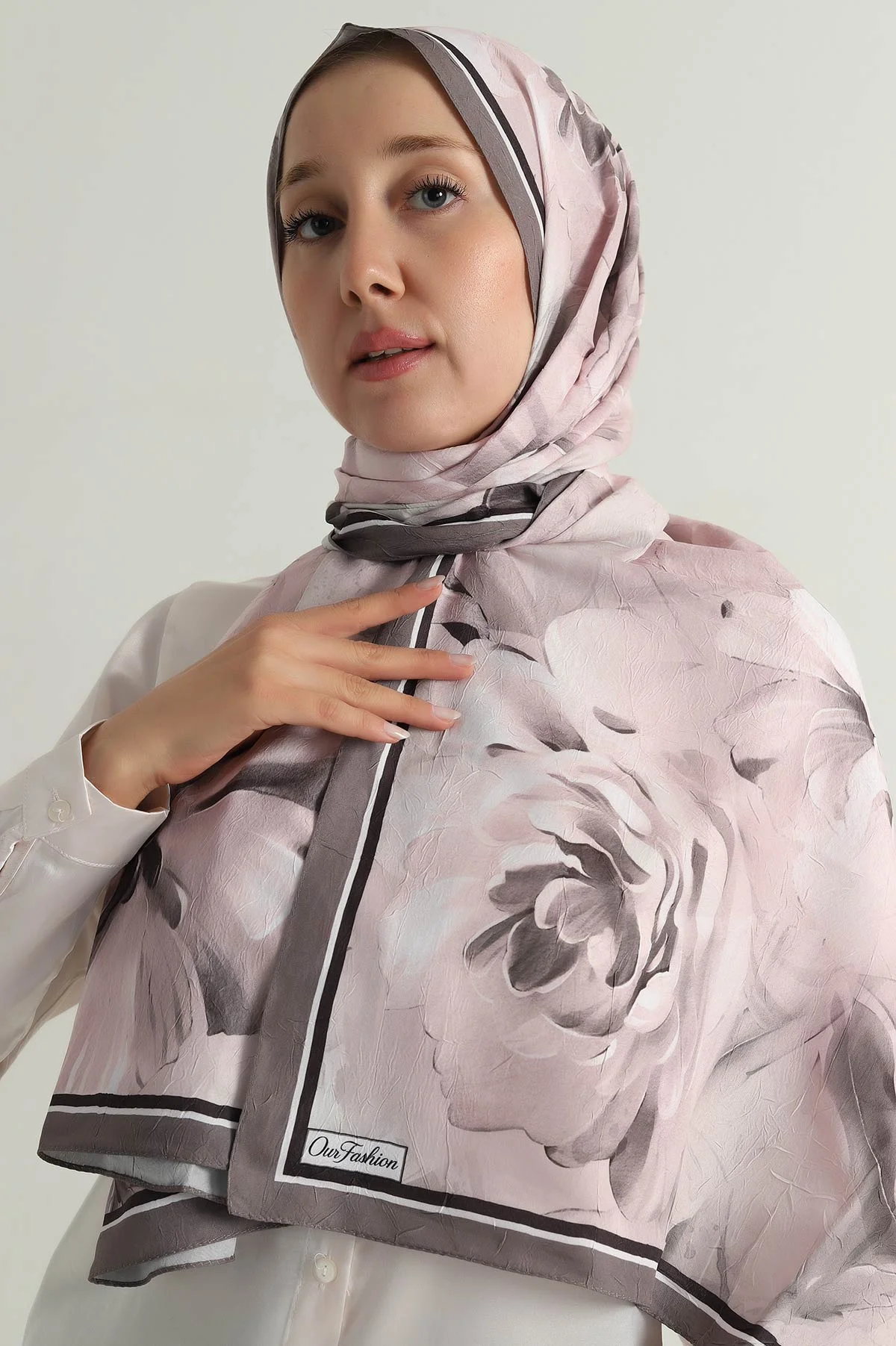 Somon 180x75 Cm Our Fashion Dijital Baskılı Desenli Bambu Kraş Şal 396720