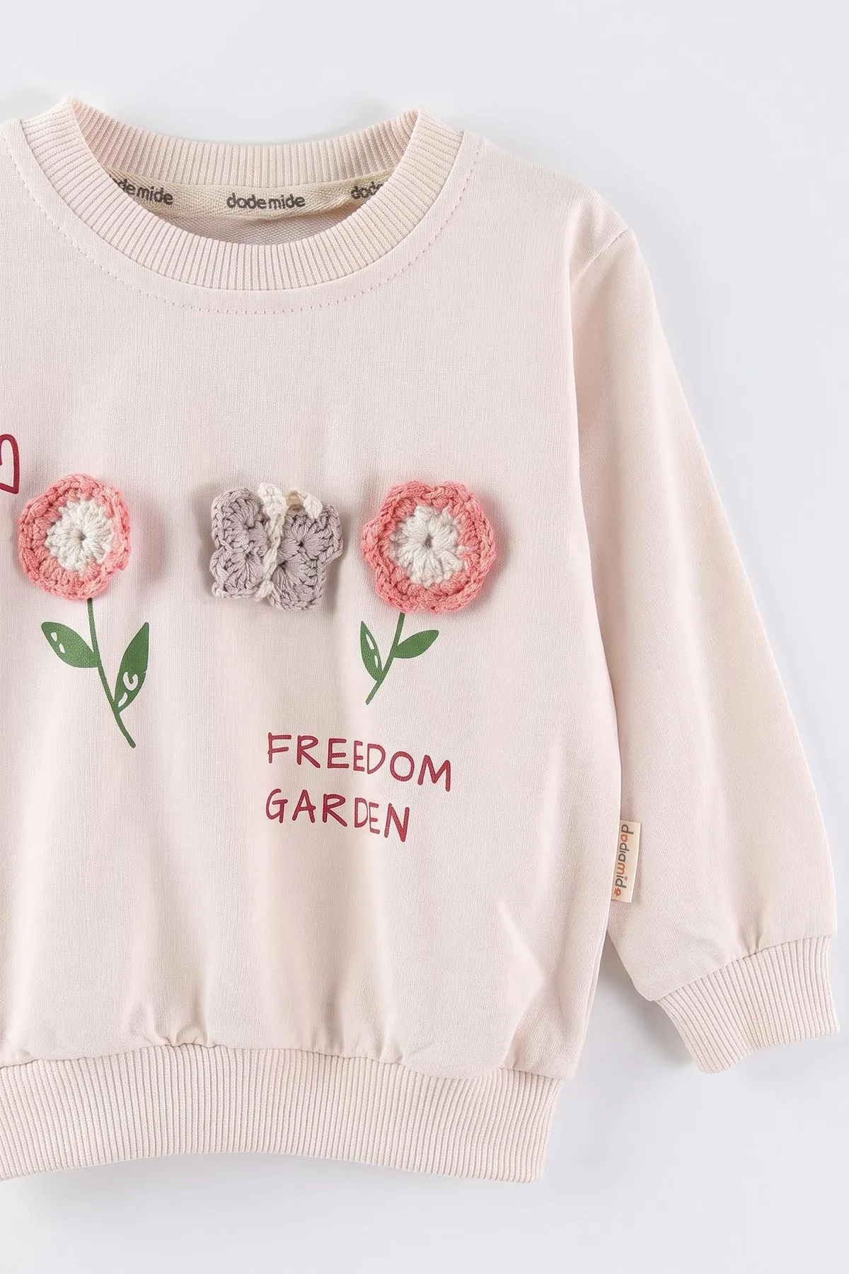 Somon (6-24 Ay) Çiçek Desenli Kız Bebek 2'li Takım 475230