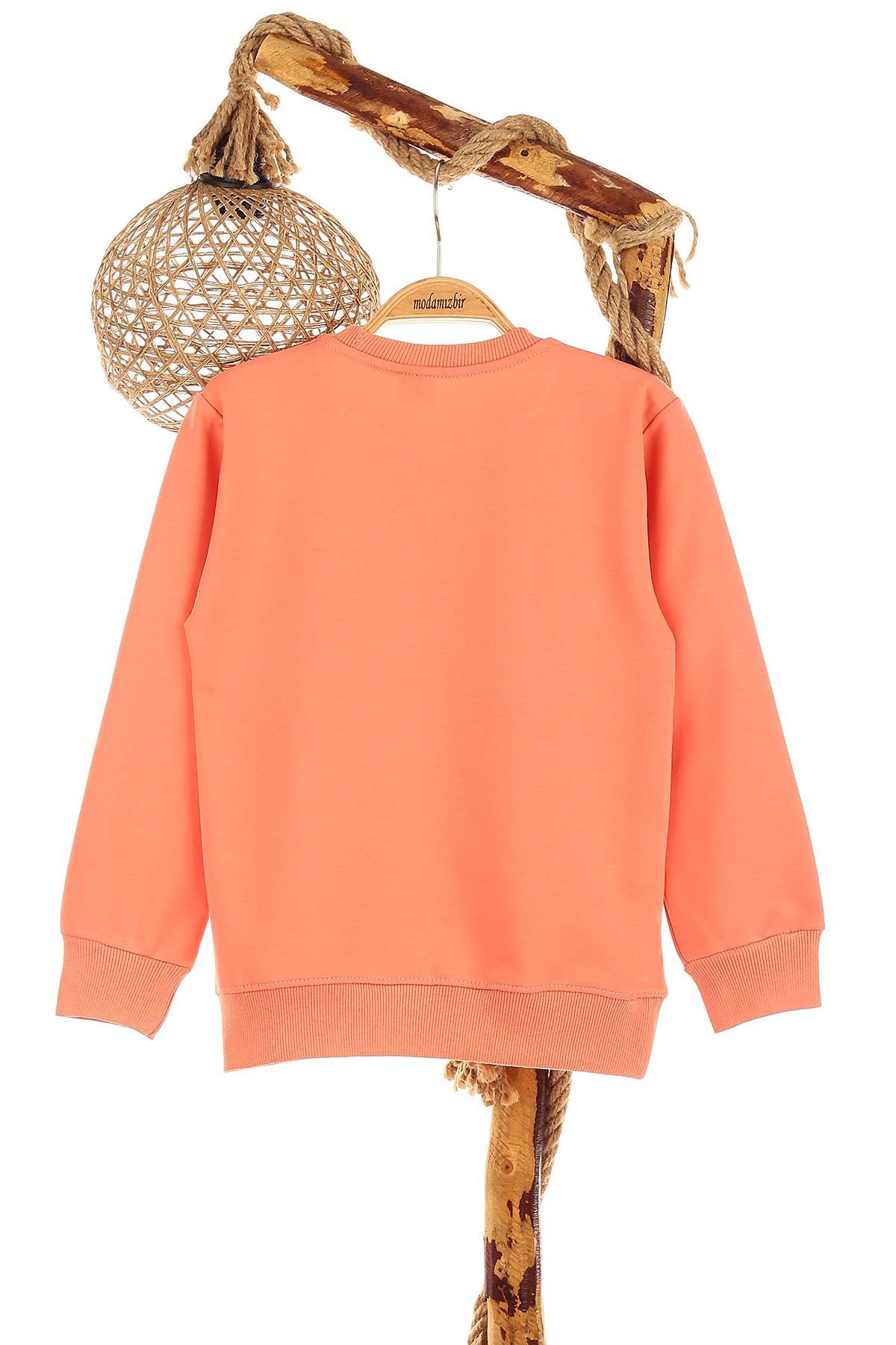 Somon (9-12 Yaş) Happy Baskılı Kız Çocuk Sweat 150985