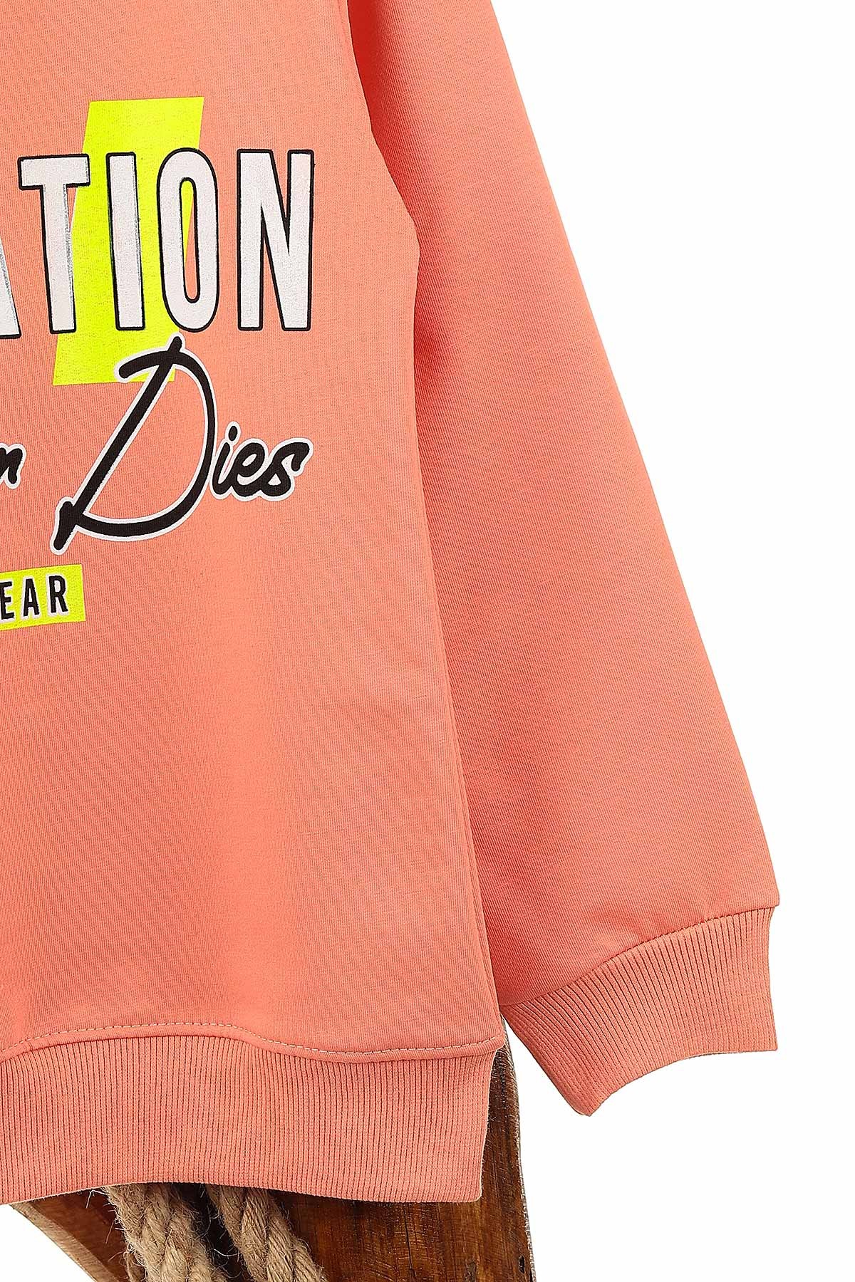 Somon (9-12 Yaş) Inspıratıon Baskılı Kız Çocuk Sweat 150978