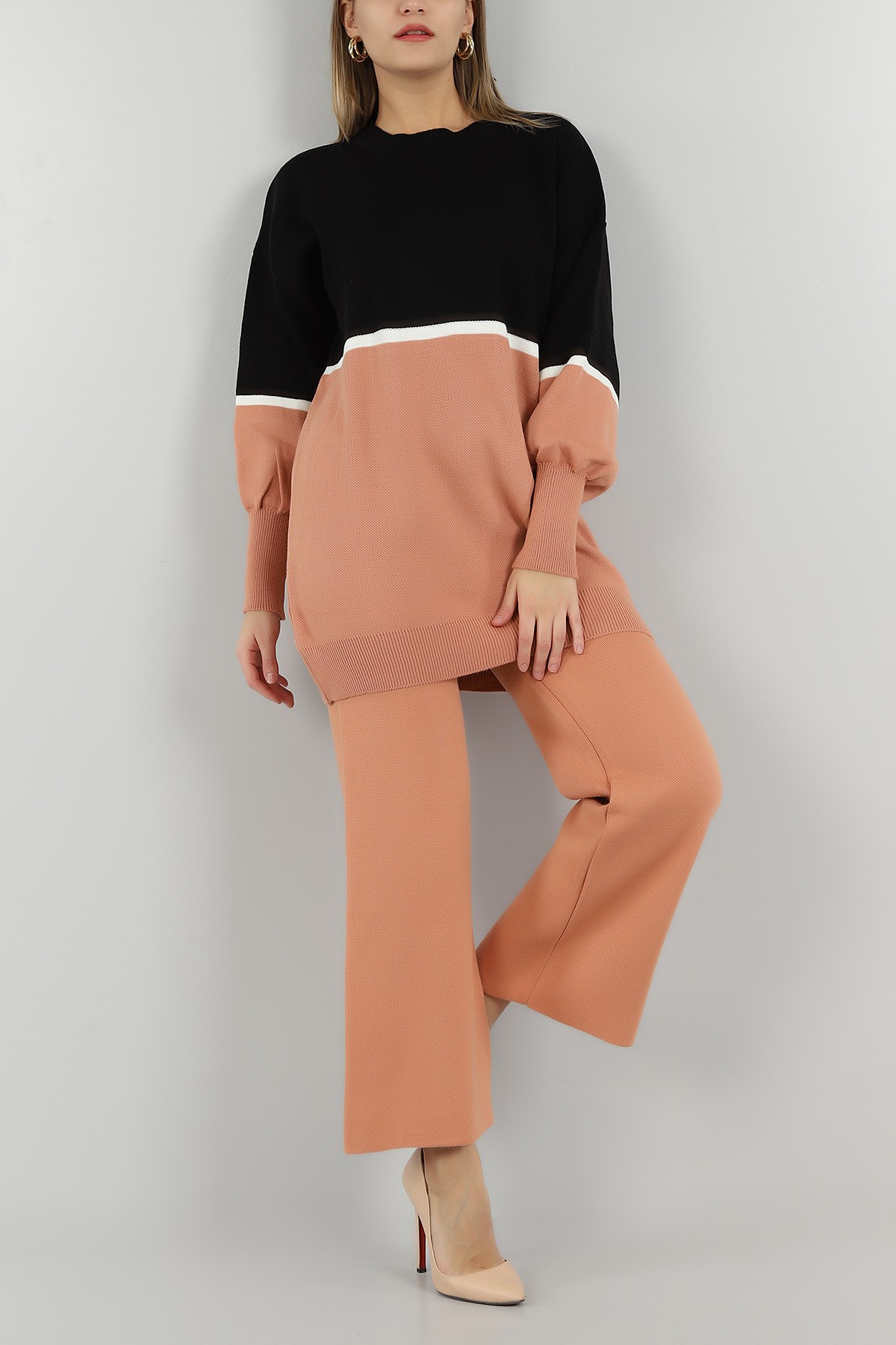 Somon Tunik Pantolon Triko İkili Takım 147162