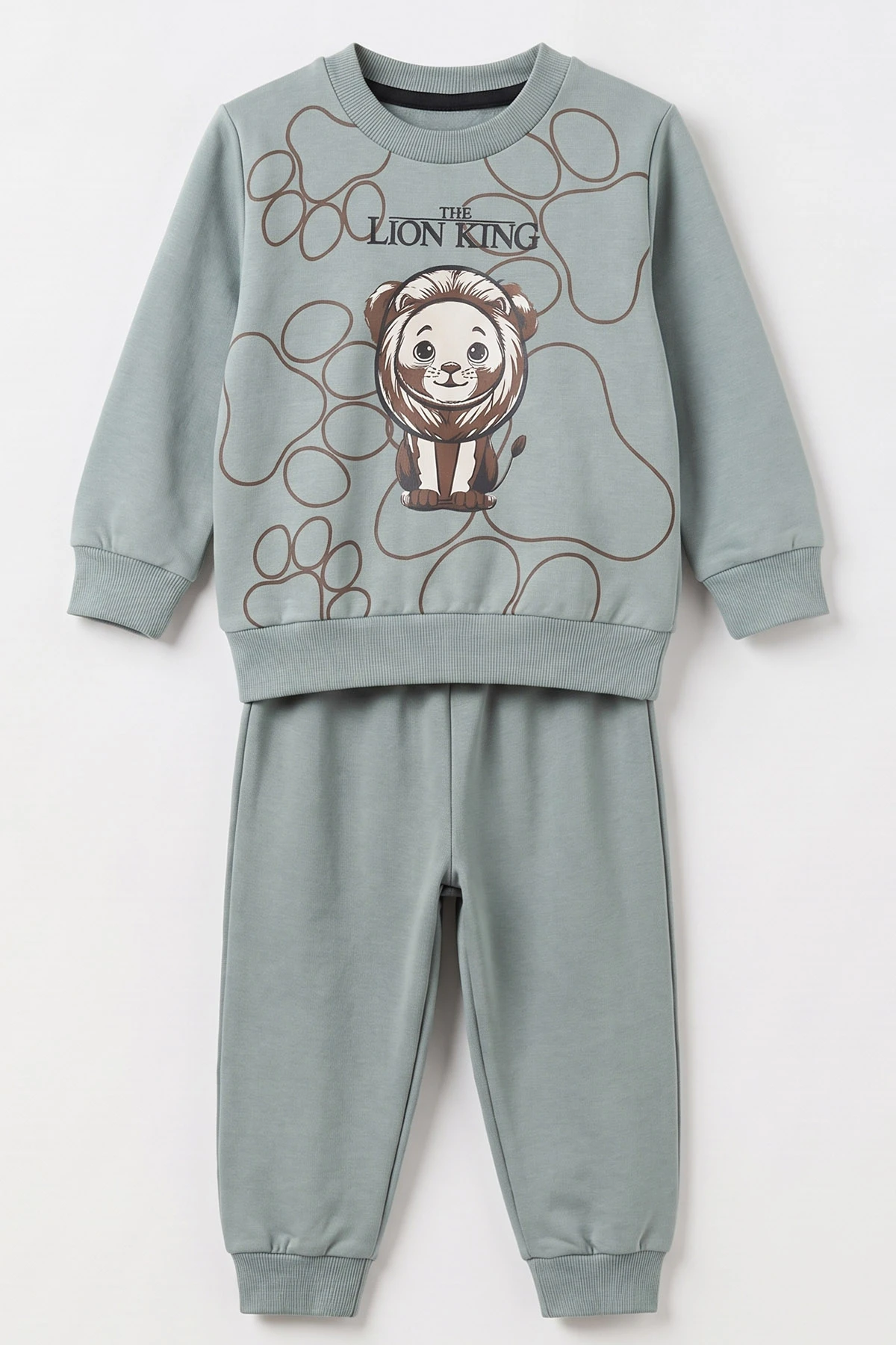 Su Yeşili (1-4 Yaş) Lion King Baskılı 2 İp Erkek Çocuk&Bebek Mevsimlik Takım 495093