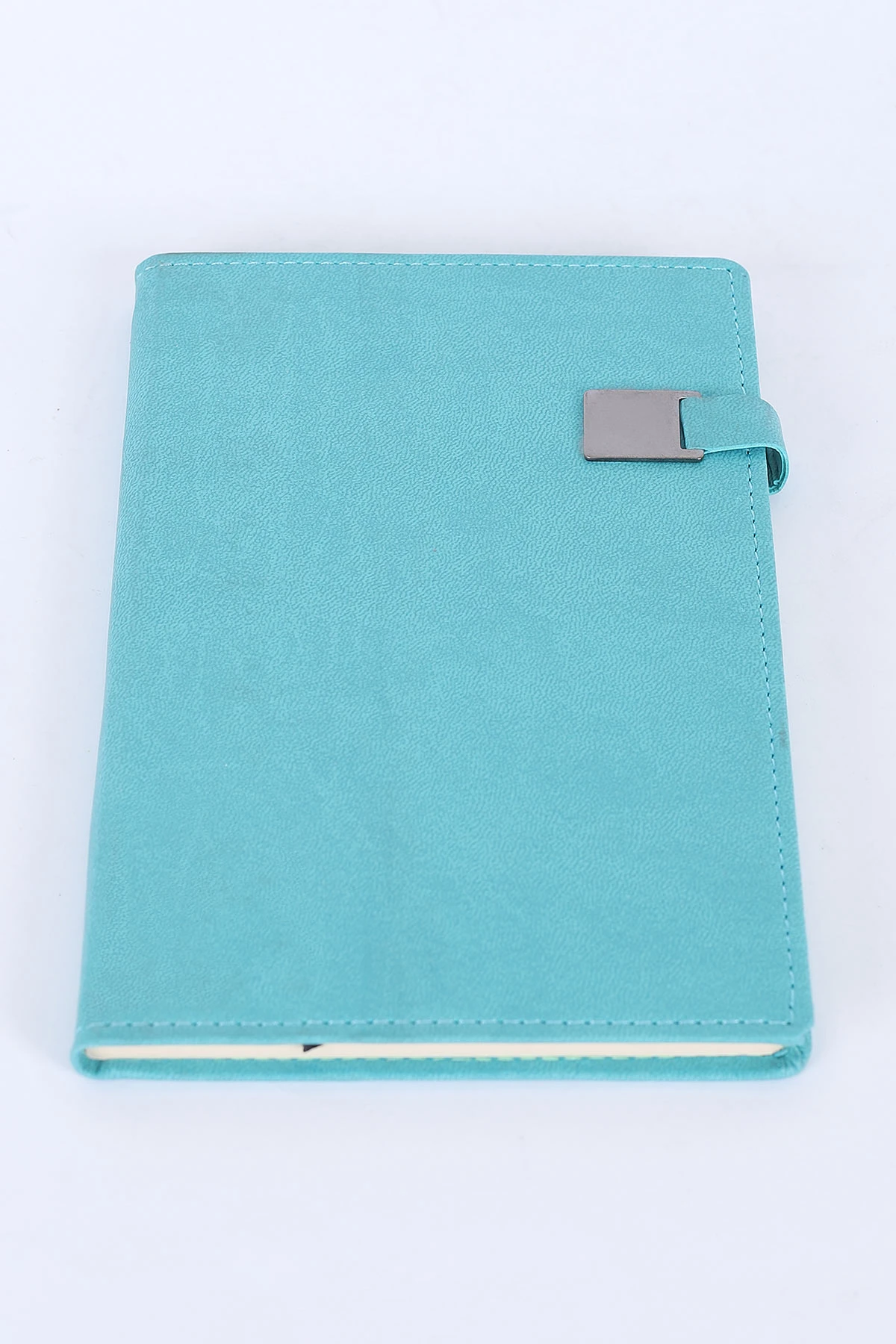 Su Yeşili 13x21 Cm Tokaç Thermo Kapak Tokalı 80 Yaprak Çizgili Defter 387585