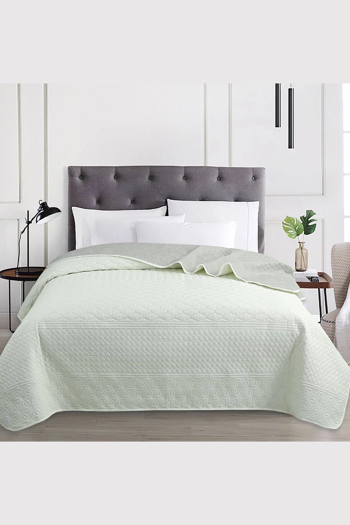 200x220 Cm Çift Kişilik Doremi Çok Amaçlı Yatak Örtüsü 360455