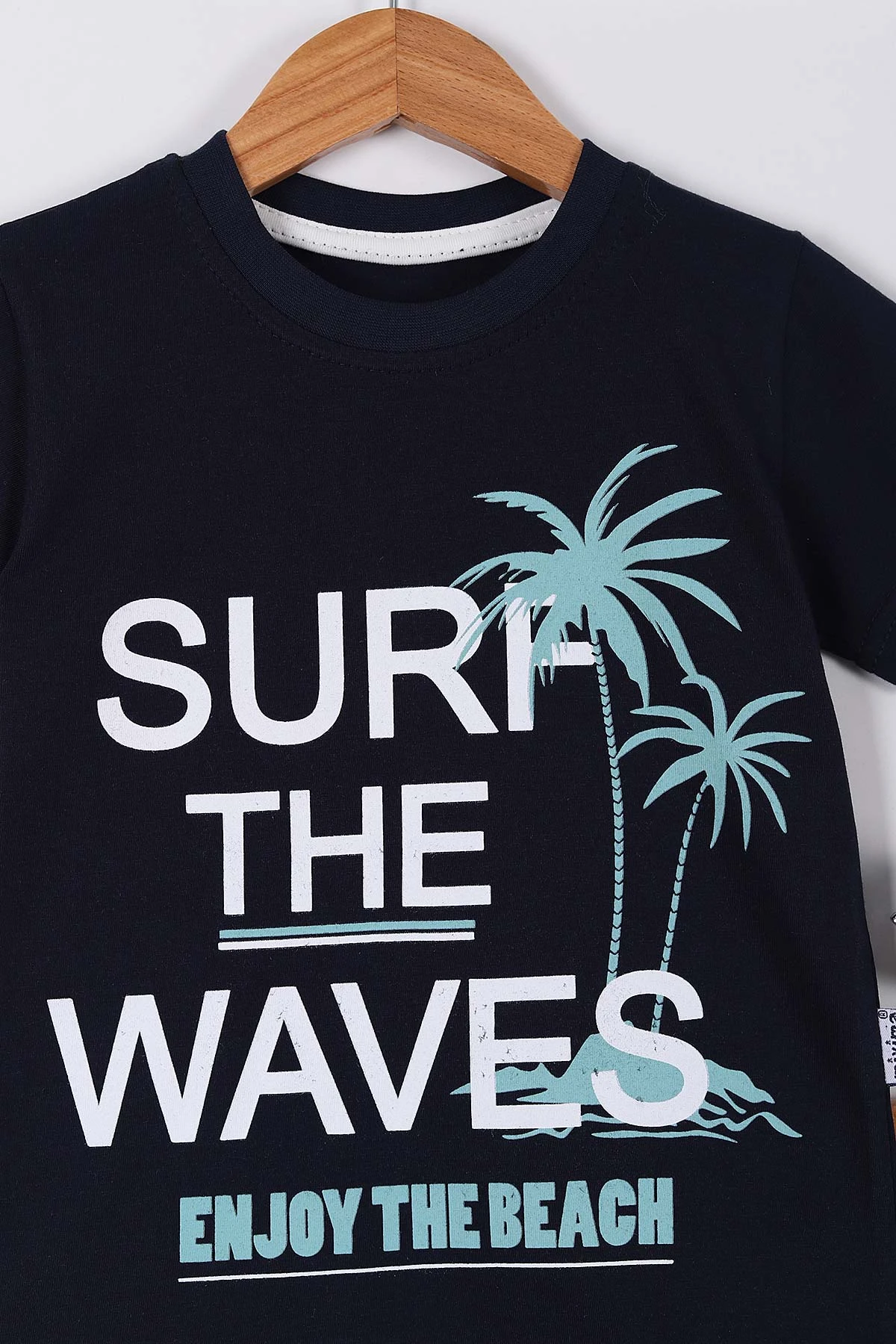 Su Yeşili (3-6 Yaş) Surf Baskılı Erkek Çocuk Takım 260555