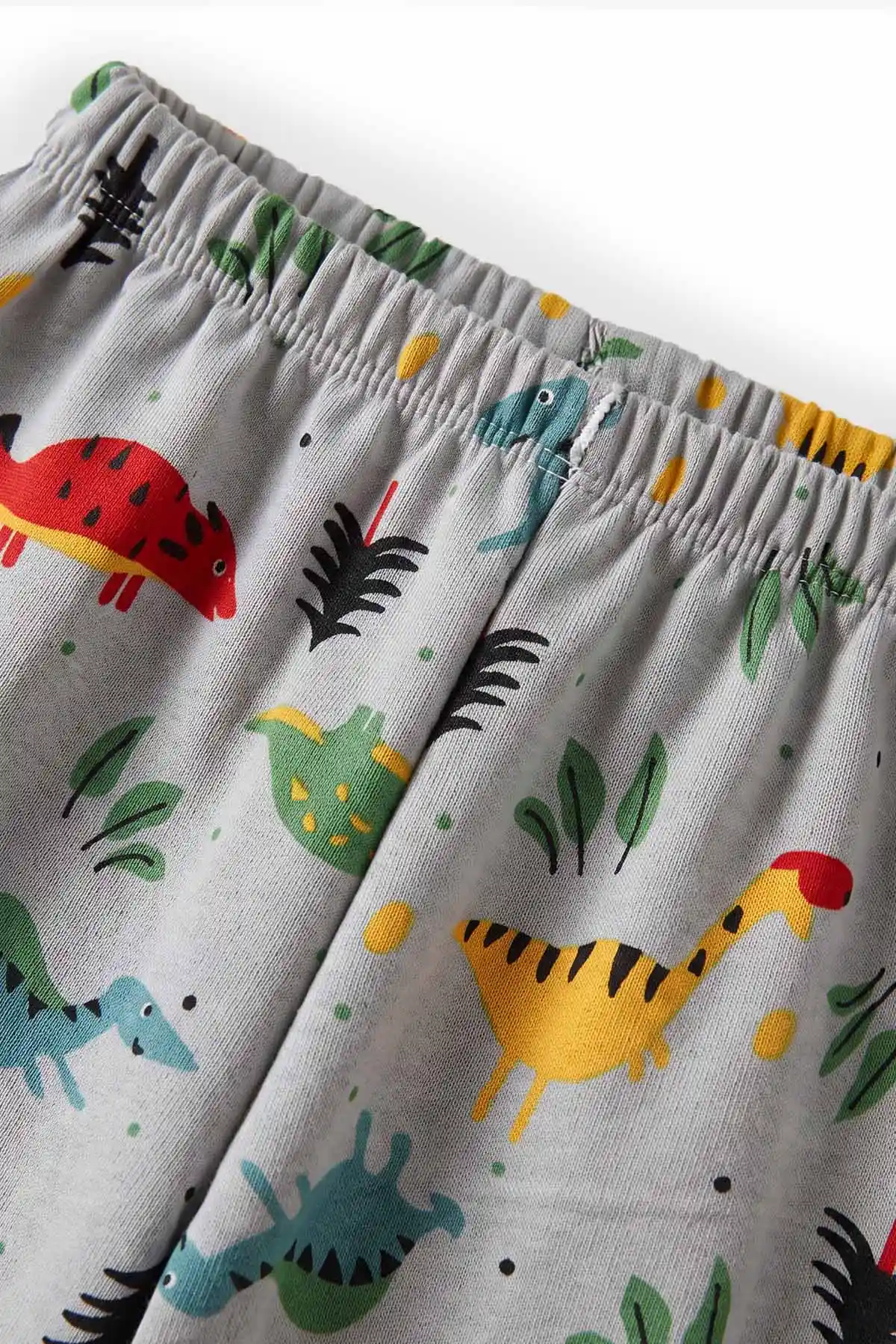 Su Yeşili (4-10 Yaş) Desenli 2 İp Erkek Çocuk Pijama Takım 483319