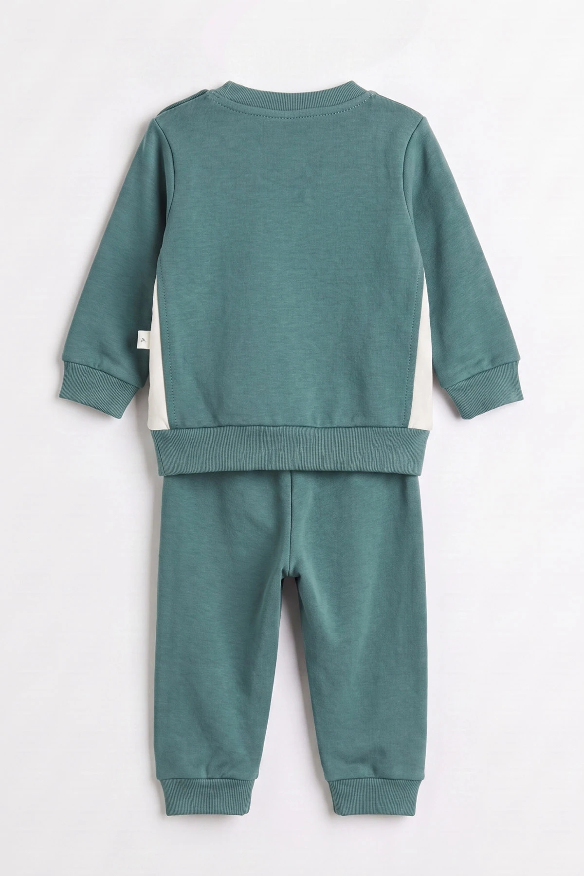 Su Yeşili (6-24 Ay) Hills Baskılı Cepli Görünümlü Erkek Bebek Takım 473060