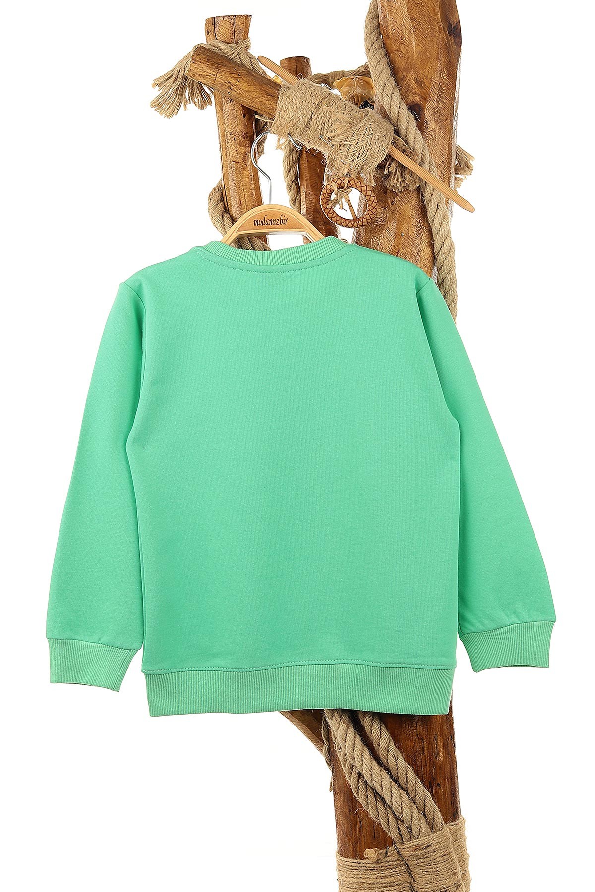 Su Yeşili (9-12 Yaş) Inspıratıon Baskılı Kız Çocuk Sweat 150979