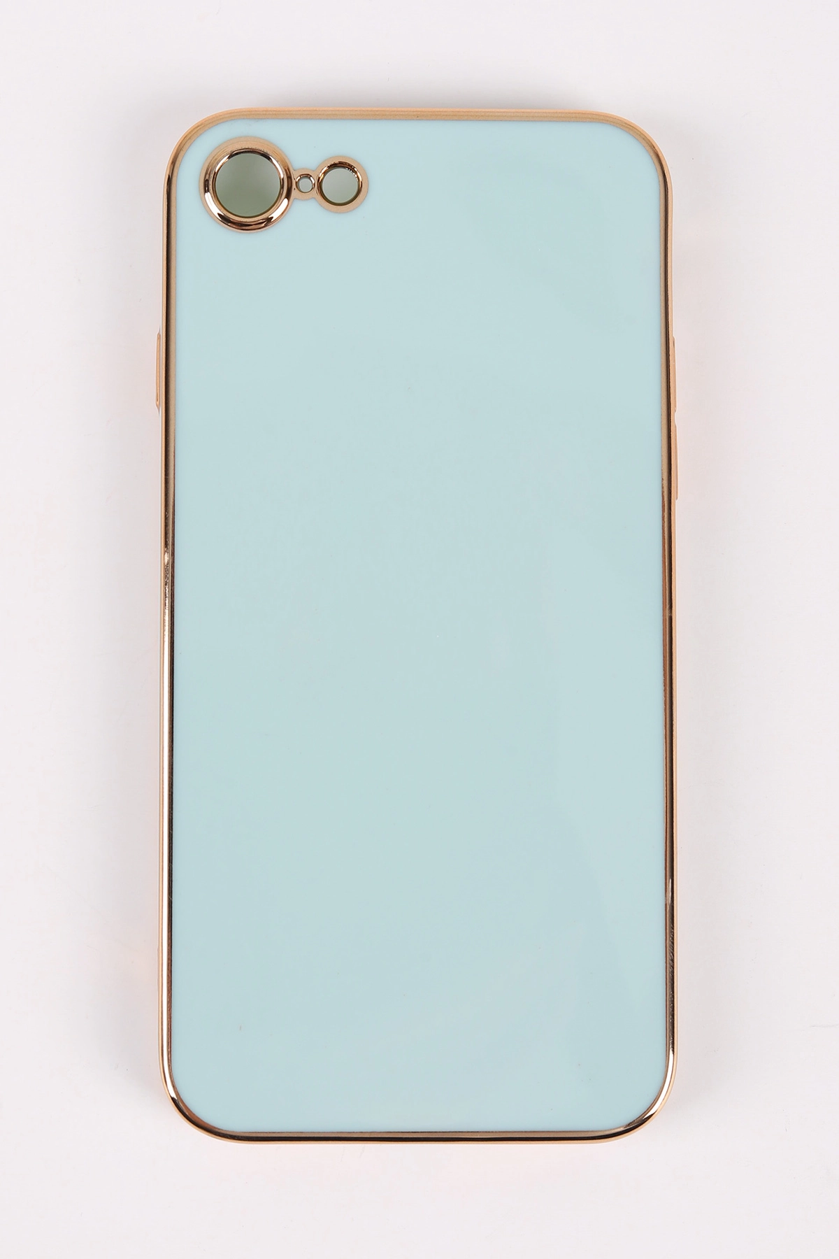 Su Yeşili İphone 7/8 Uyumlu Kamera Korumalı Tpu Silikon Telefon Kılıfı 467022