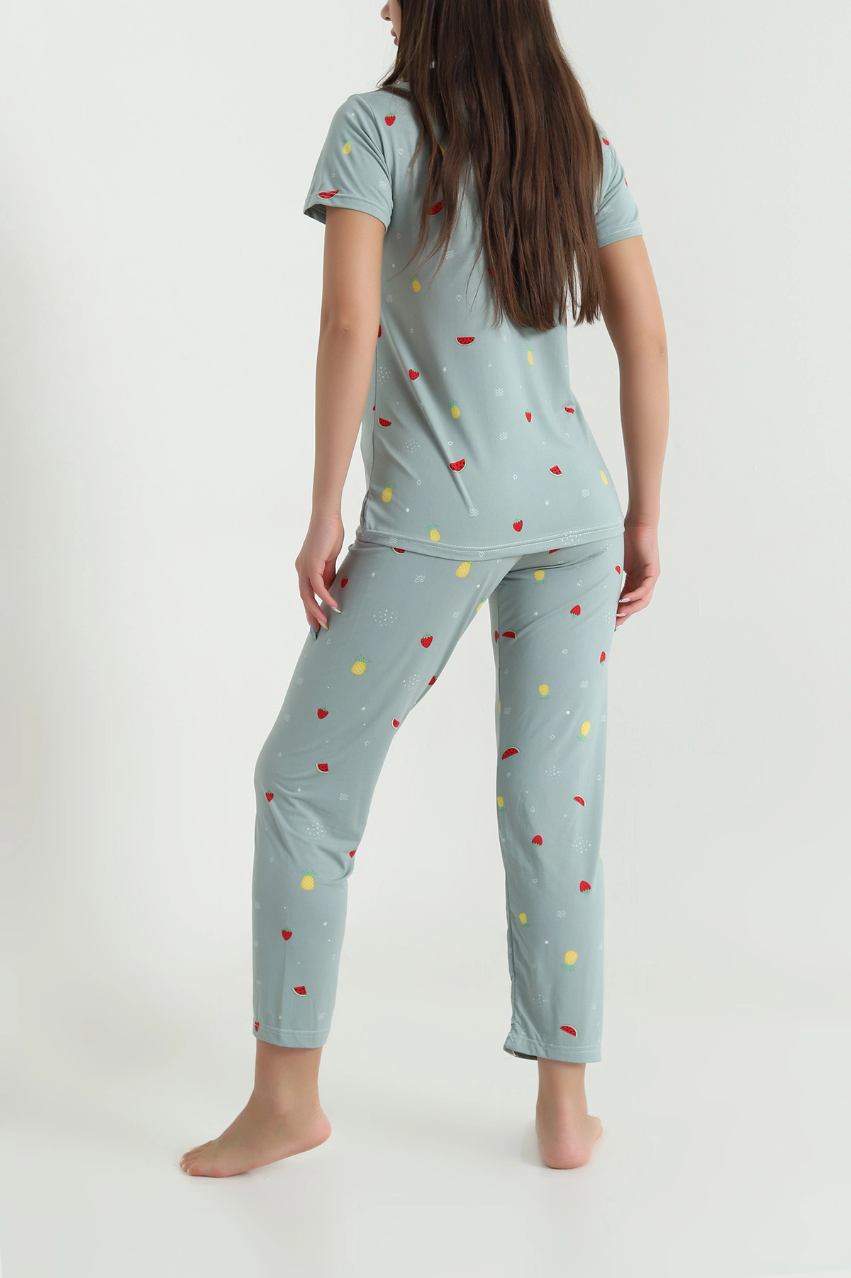 Su Yeşili Milan Kadın Pijama Takımı 466497