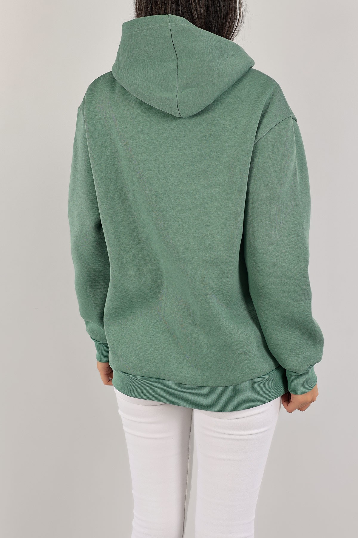 Su Yeşili Şardonlu Bayan Sweat 136528
