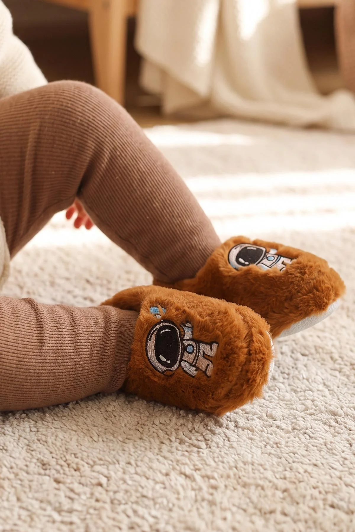 Taba ( 21 - 24 ) Peluş Figürlü Erkek Bebek Panduf 499075