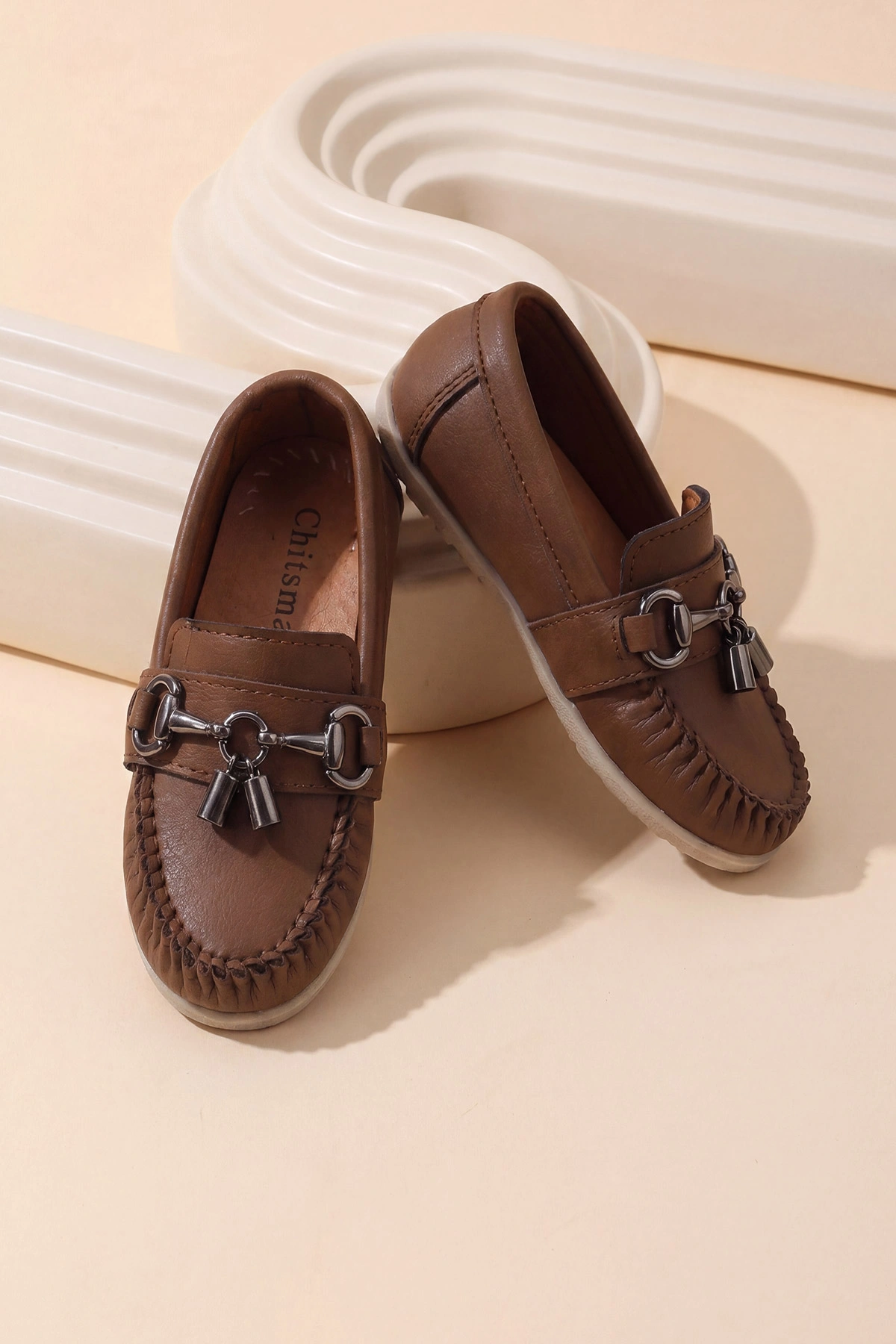 Taba ( 21 - 24 ) Toka Detaylı Erkek Bebek Loafer Ayakkabı 463217