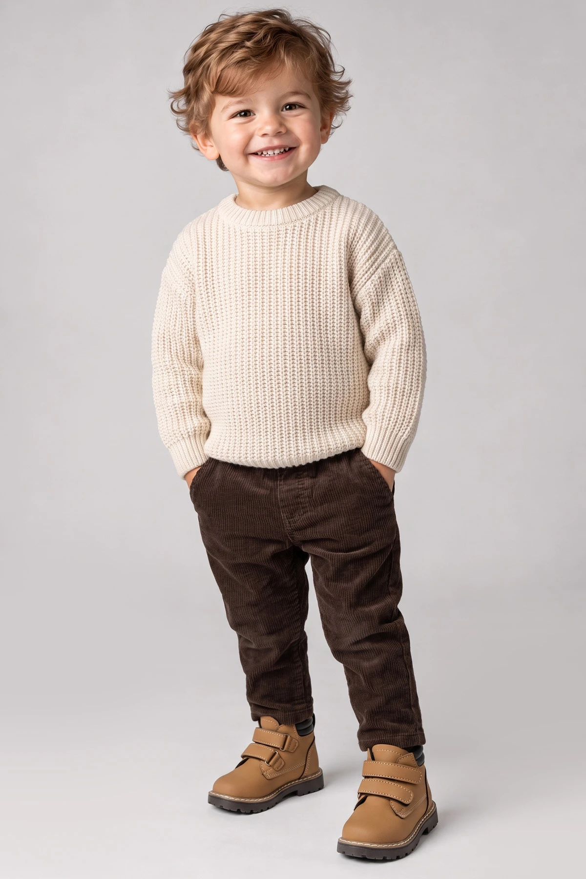 Taba ( 22 - 25 ) Cırt Bantlı Erkek Bebek Bot 492662