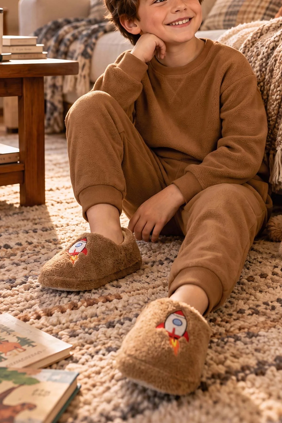 Taba ( 29 - 34 ) Peluş Erkek Çocuk Panduf 495154