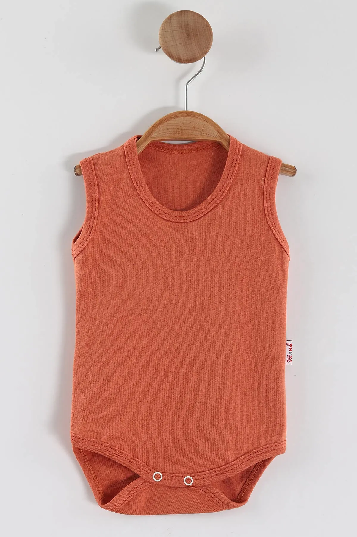Taba ( 3-12 Ay) Sıfır Kol Düz Bebek&Çocuk Çıtçıtlı Badi 467338