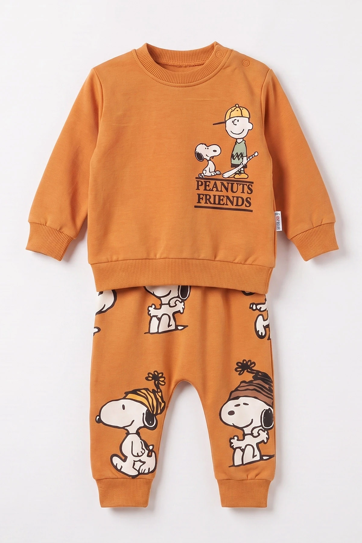 Taba (3-24 Ay)Peanuts Baskılı 2 İp Erkek Bebek Mevsimlik Takım 472792
