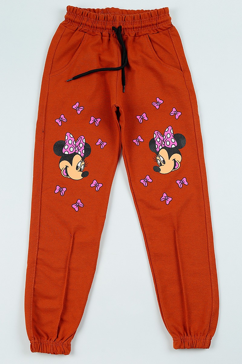 Taba (9-12 Yaş) Mickey Mouse Baskılı Kız Çocuk Eşofman Altı 104804