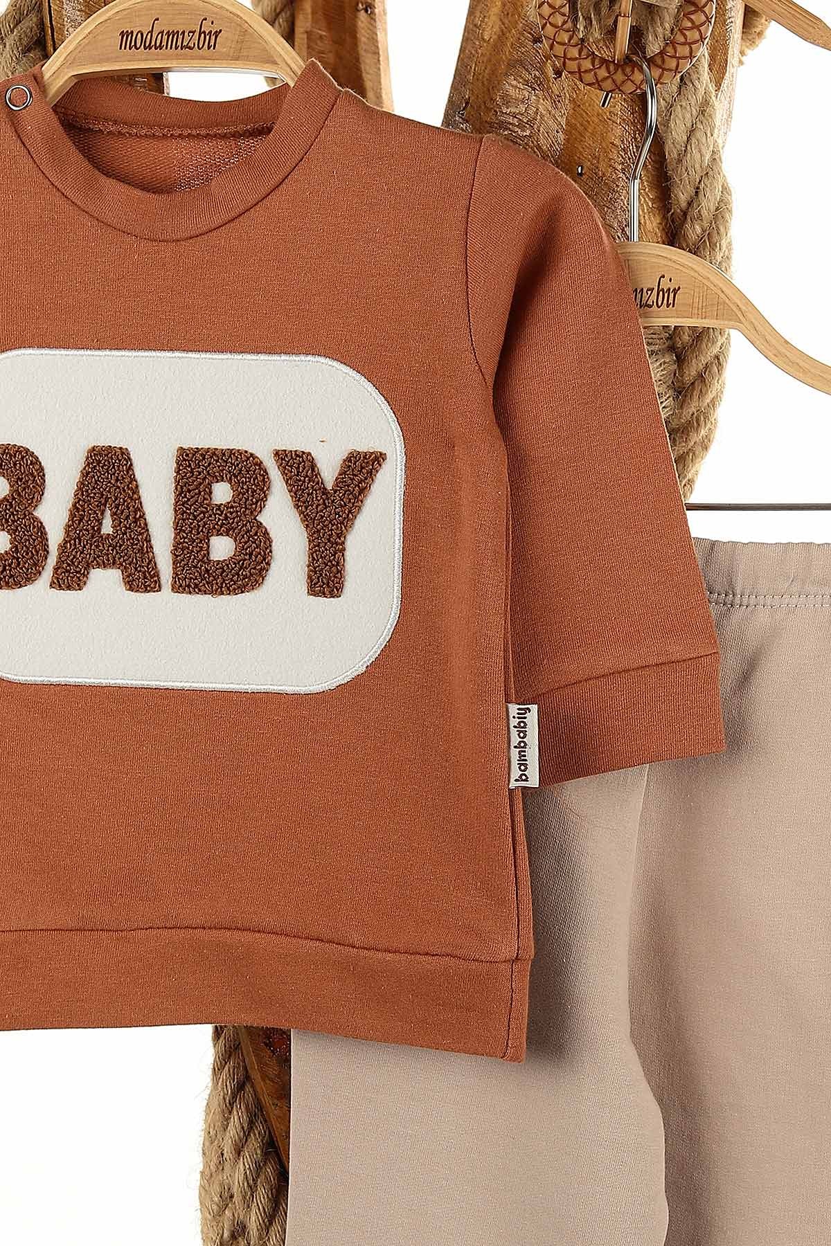 Taba (9-24 Ay) Baby Nakışlı Erkek Çocuk Takım 144779