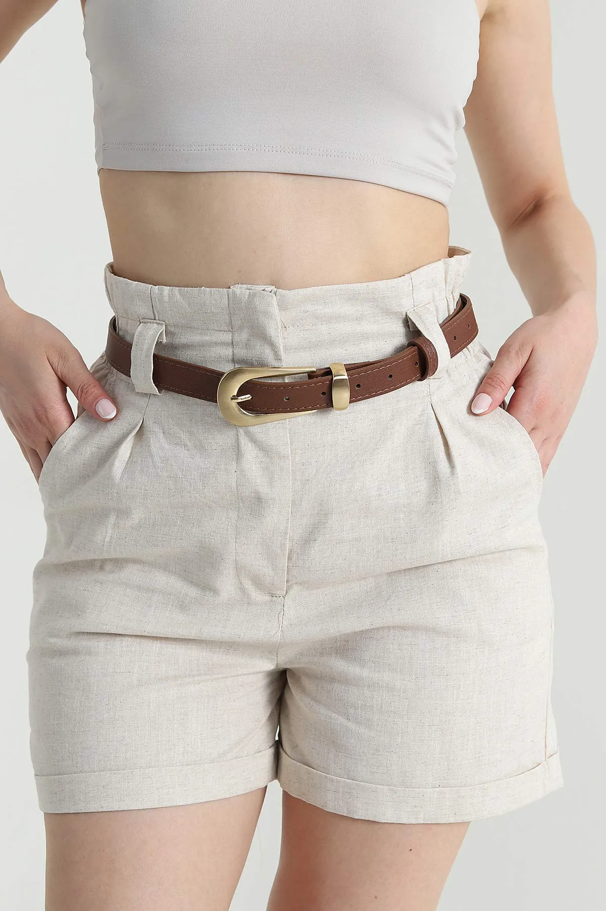 Taba Gold Toka Detaylı Kadın Kemer 470475