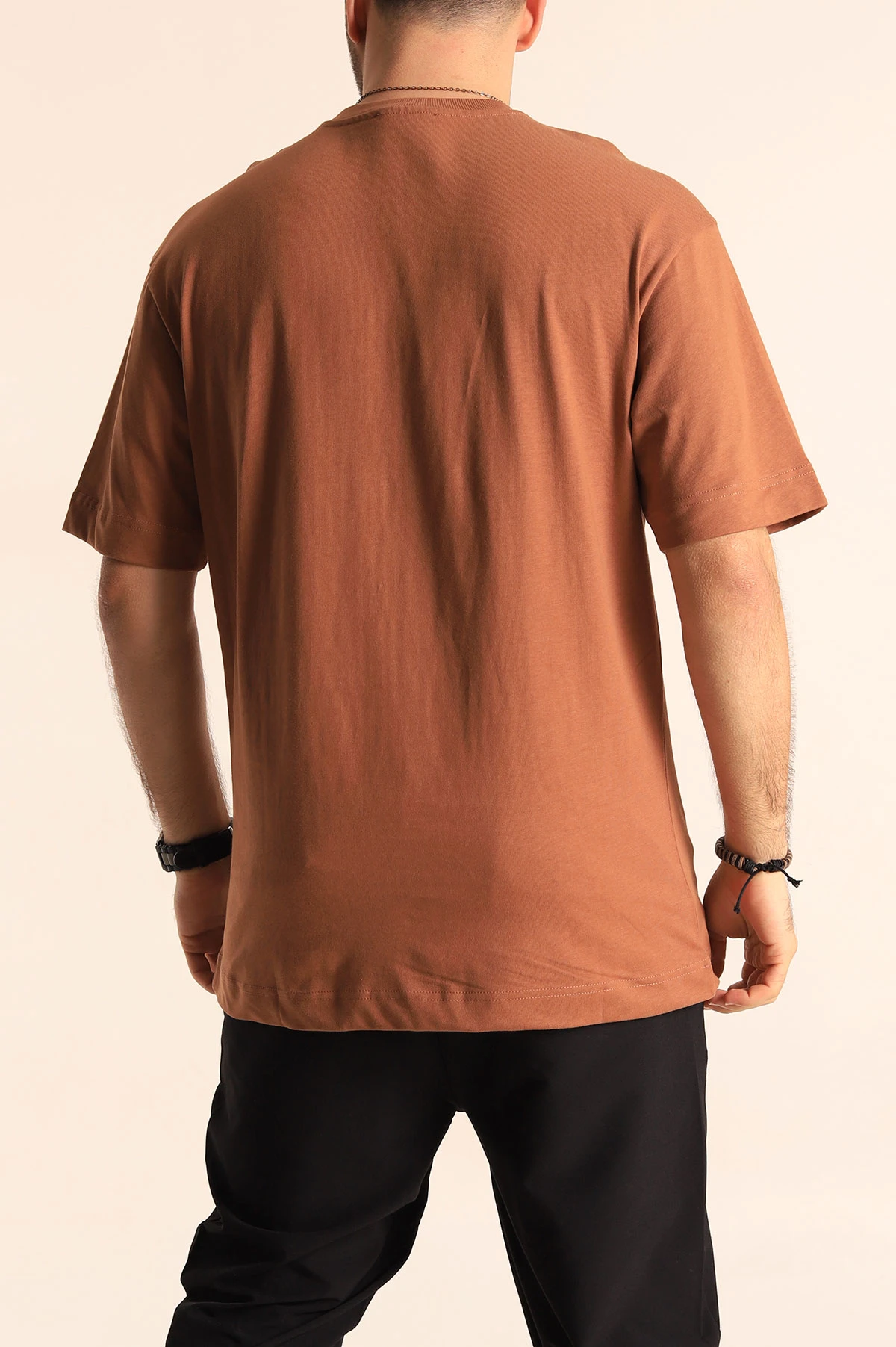 Taba Oversize Suprem Basic Erkek Tişört 254692